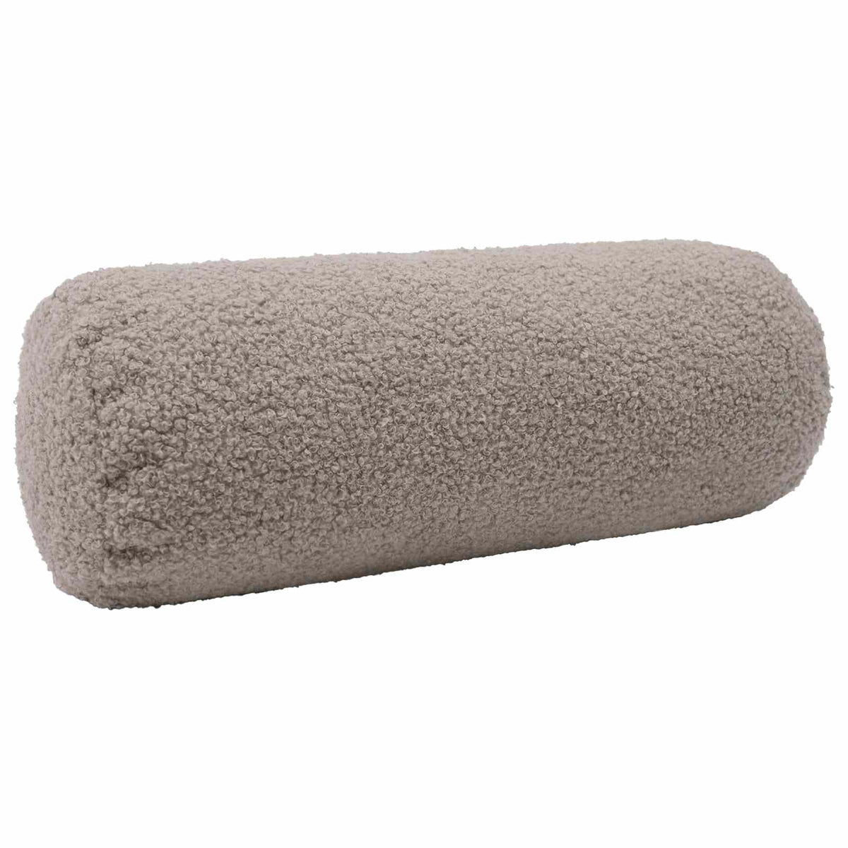 Cushion Cover 6 pcs HEERLEN Light Grey Ø 15 x 40 cm Bouclé