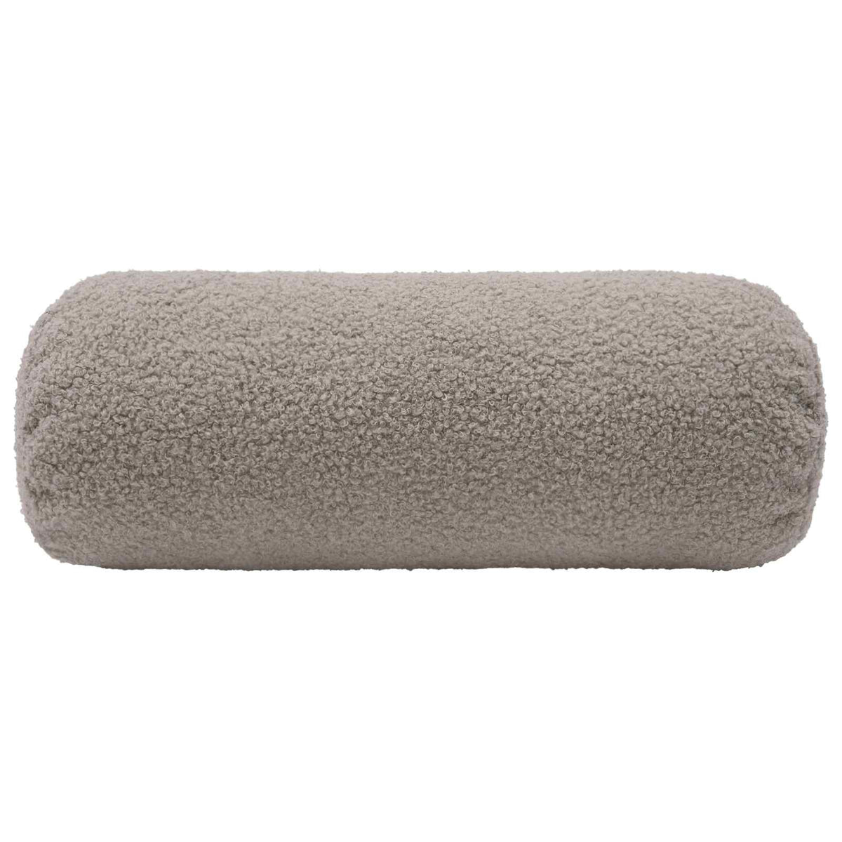 Cushion Cover 6 pcs HEERLEN Light Grey Ø 15 x 40 cm Bouclé