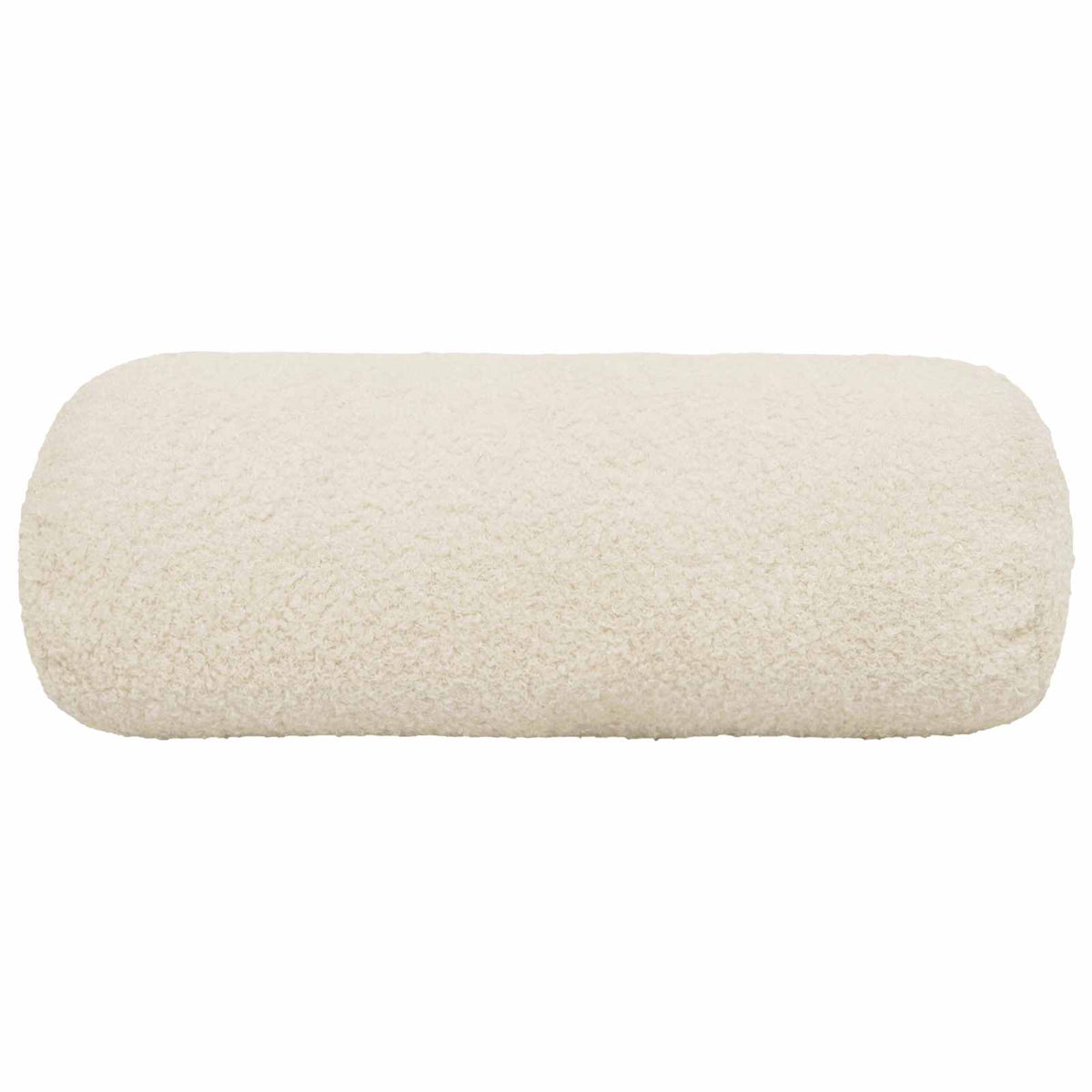 Cushion Cover 6 pcs HEERLEN Cream Ø 15 x 40 cm Bouclé