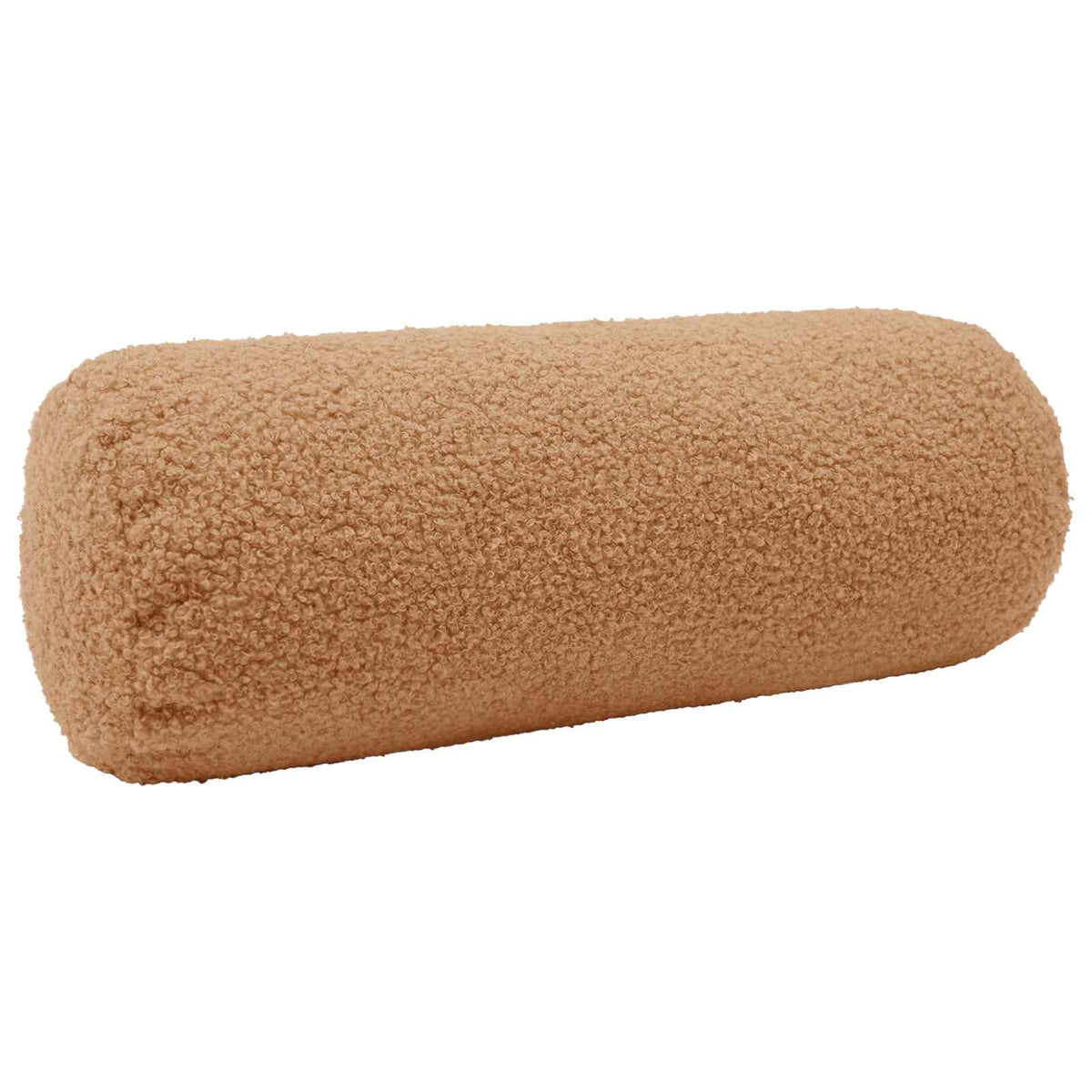 Cushion Cover 6 pcs HEERLEN Beige Dia. 15 x 40 cm Bouclé
