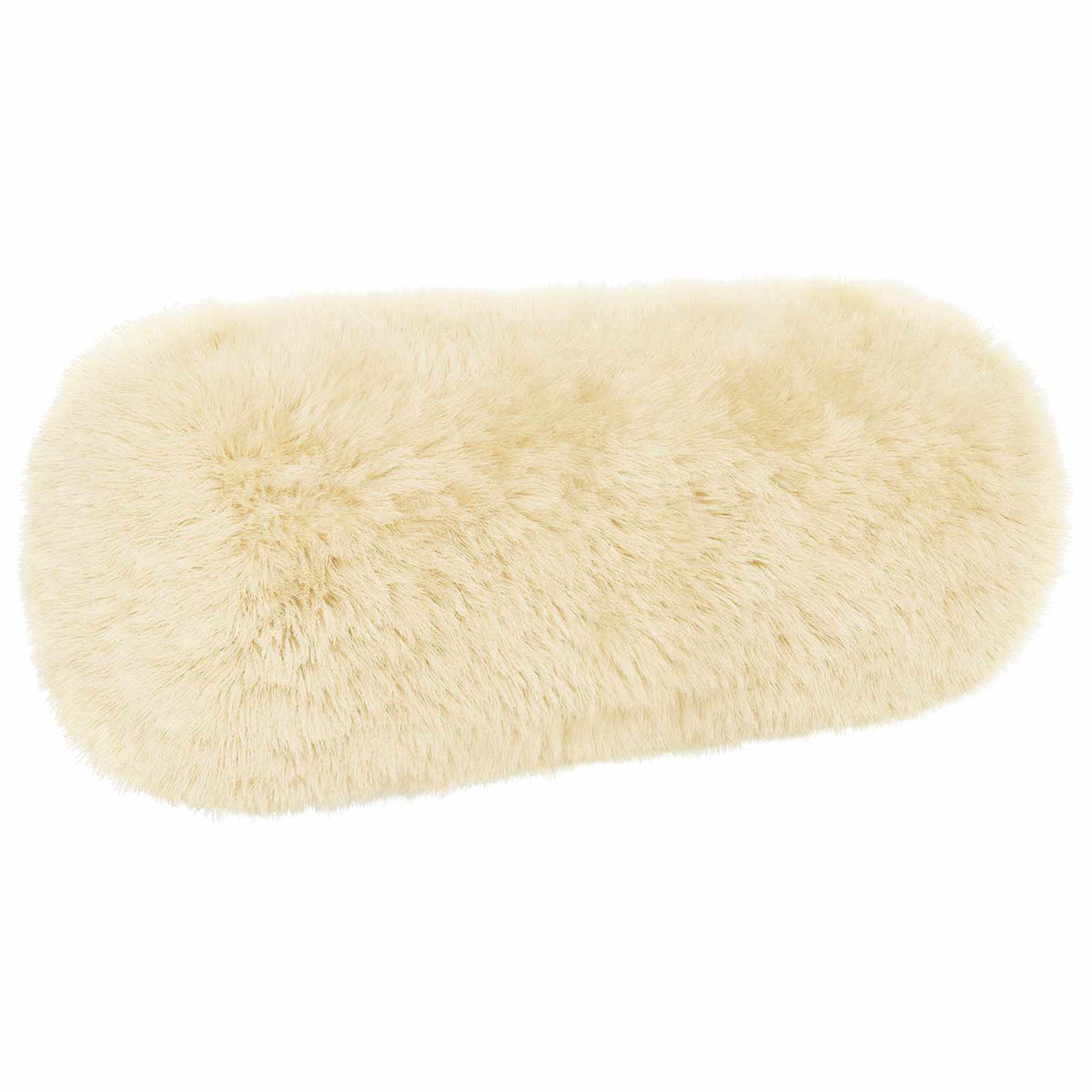 Cushion Cover 6 pcs HEERLEN Cream Ø 15 x 40 cm PV Fleece