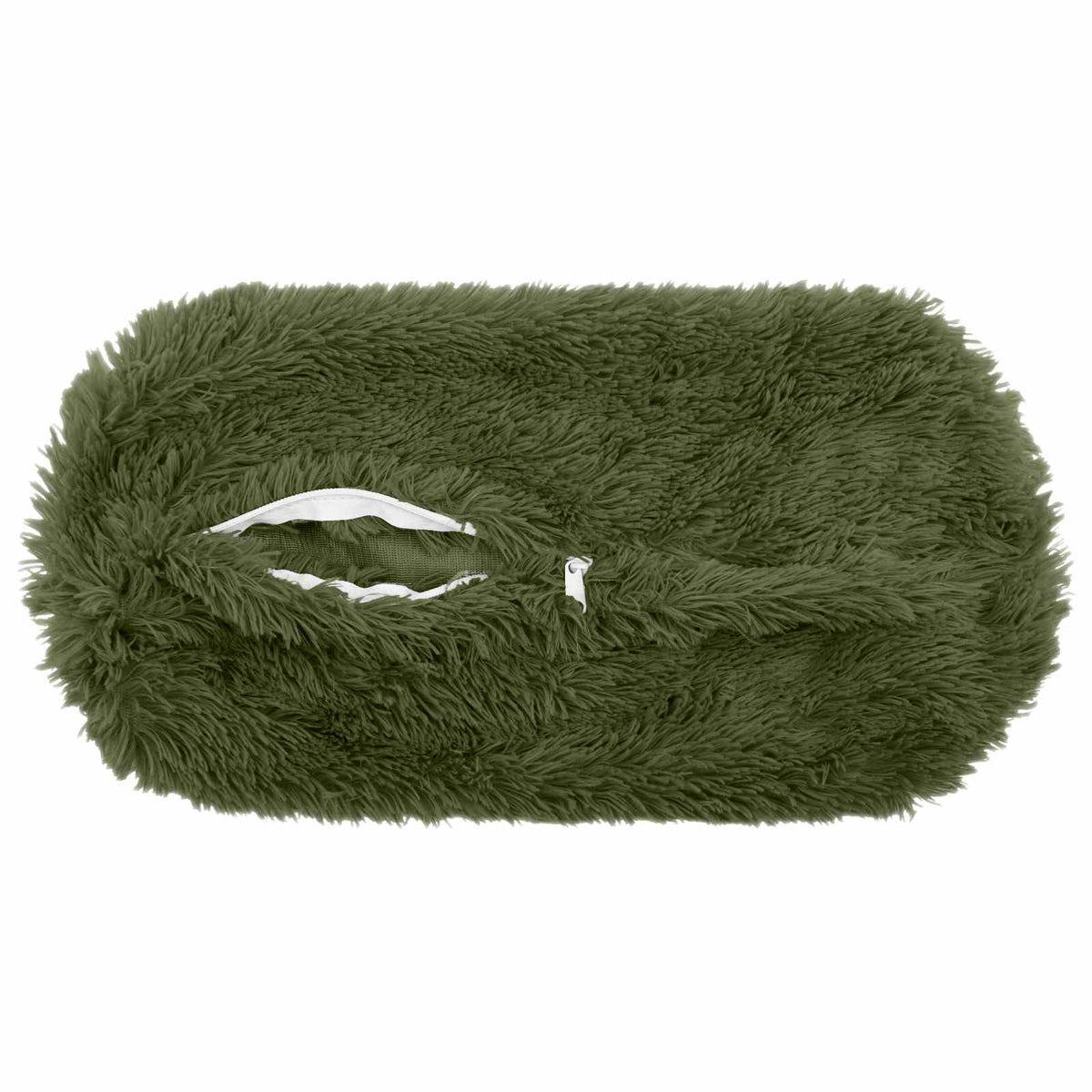 Cushion Cover 6 pcs HEERLEN Green Ø 15 x 40 cm PV Fleece