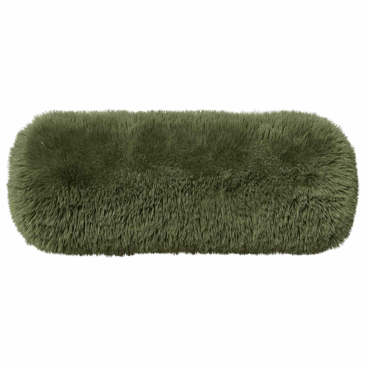 Cushion Cover 6 pcs HEERLEN Green Ø 15 x 40 cm PV Fleece