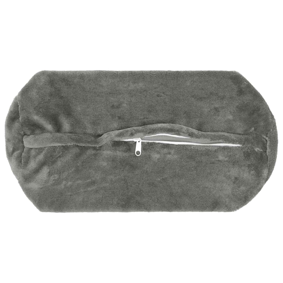 Cushion Cover 6 pcs HEERLEN Dark Grey Dia. 15 x 40 cm Flannel
