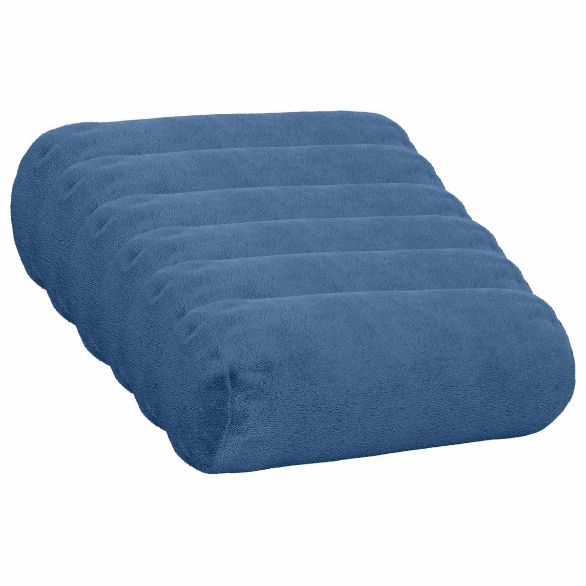 Cushion Cover 6 pcs HEERLEN Light Blue Dia. 15 x 40 cm Flannel