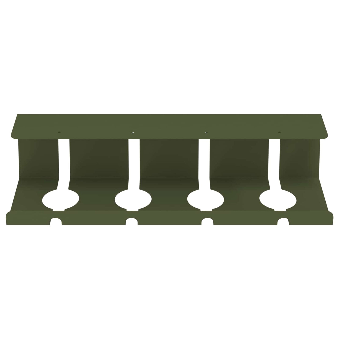 Under Desk Cable Management Tray 2 pcs Olive Green