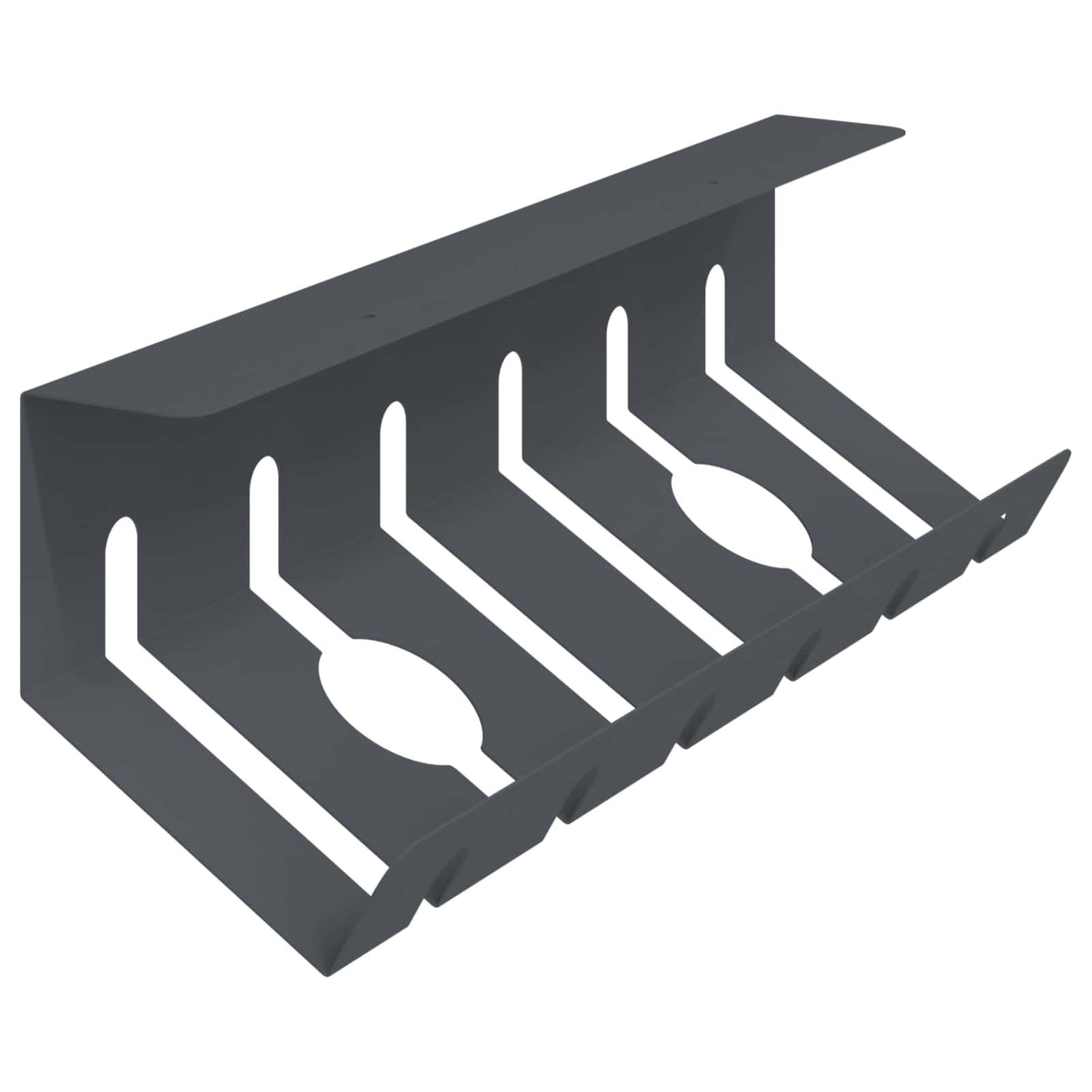 Under Desk Cable Management Tray 2 pcs Anthracite