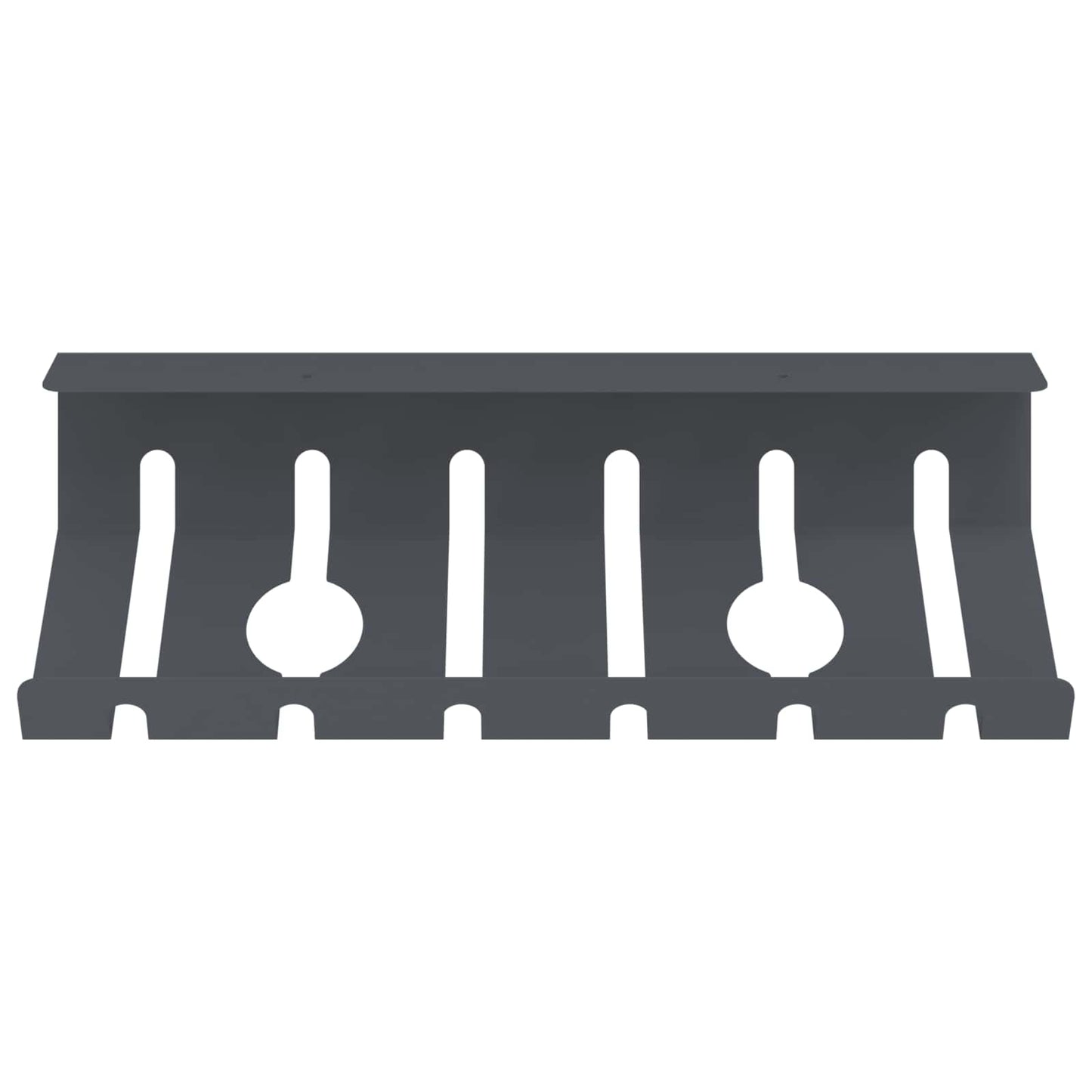 Under Desk Cable Management Tray 2 pcs Anthracite