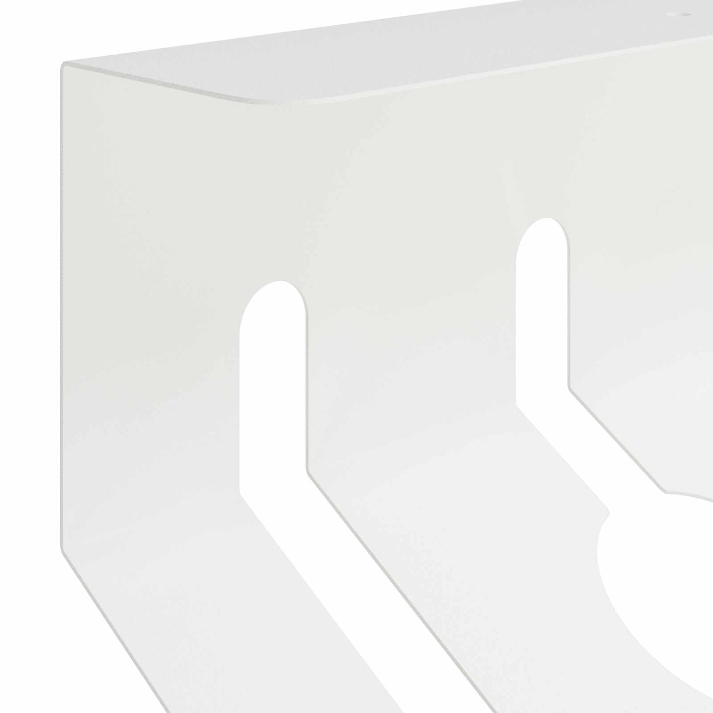 Under Desk Cable Management Tray 2 pcs White