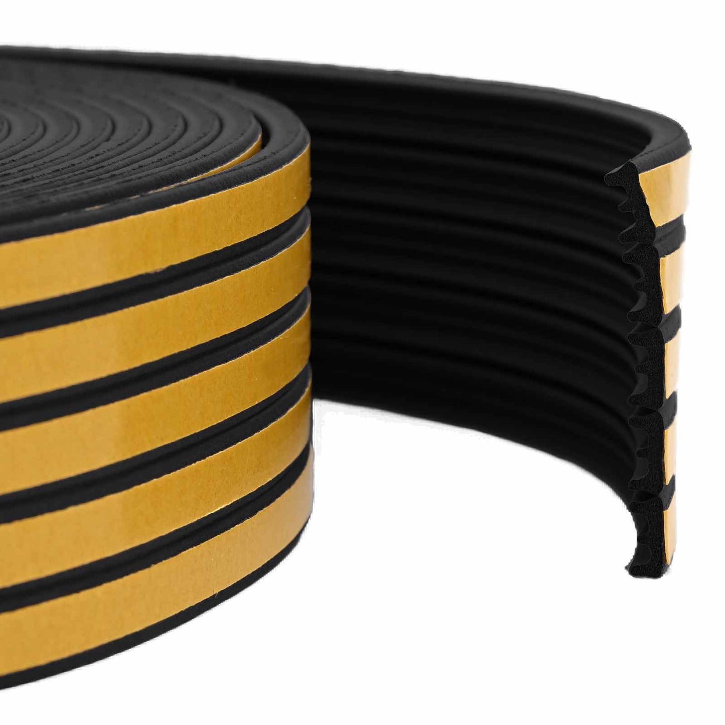 Self-Adhesive Window Seal Black 9 x 4 mm 100 m EPDM Foam