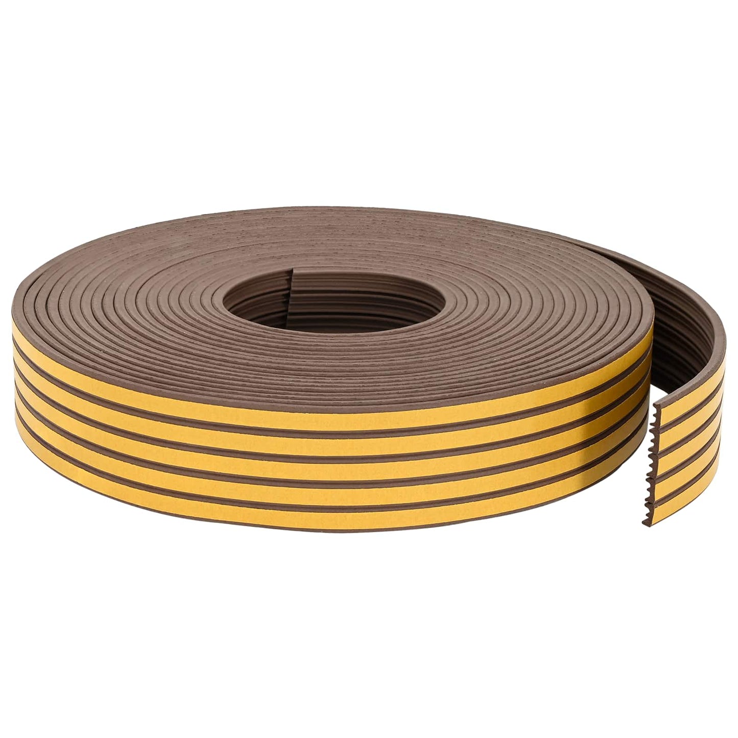 Self-Adhesive Window Seal Brown 15 x 8 mm 25 m EPDM Foam