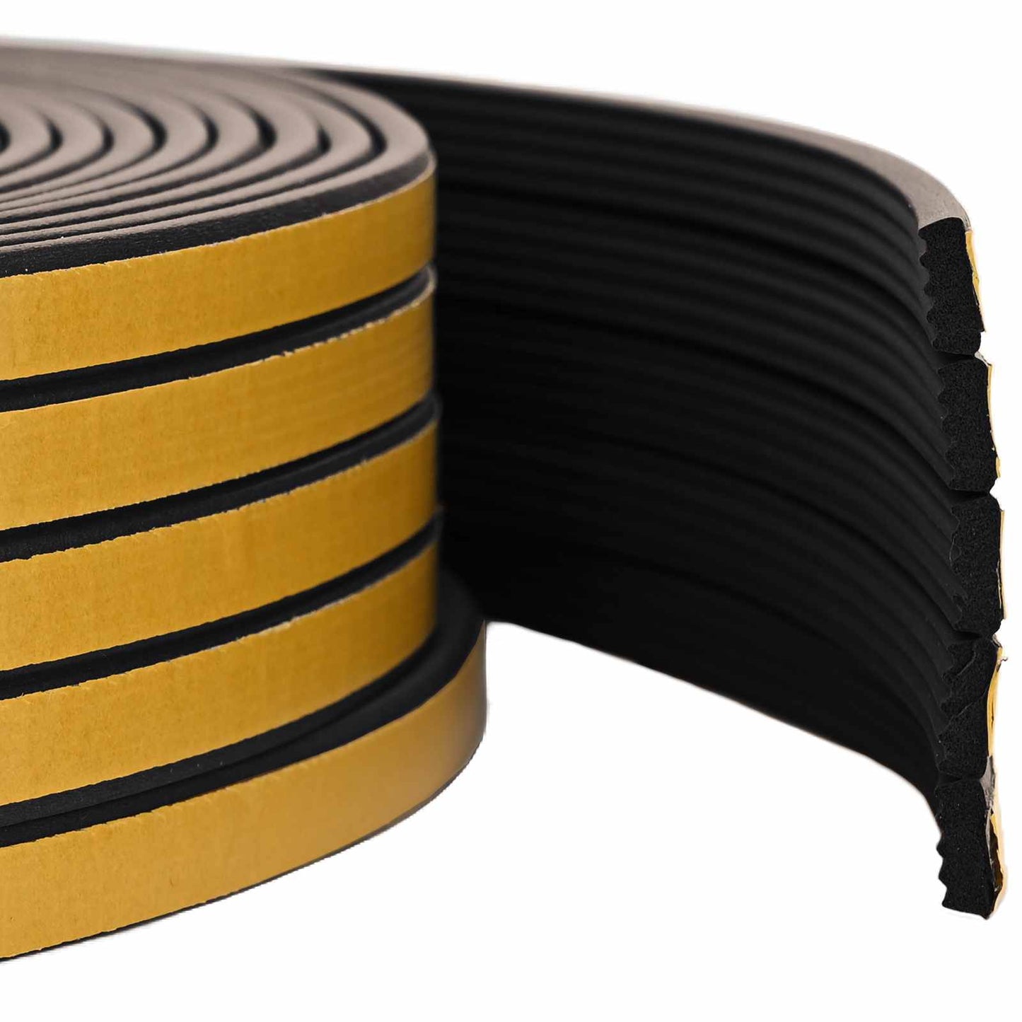 Self-Adhesive Window Seal Black 10 x 4 mm 100 m EPDM Foam
