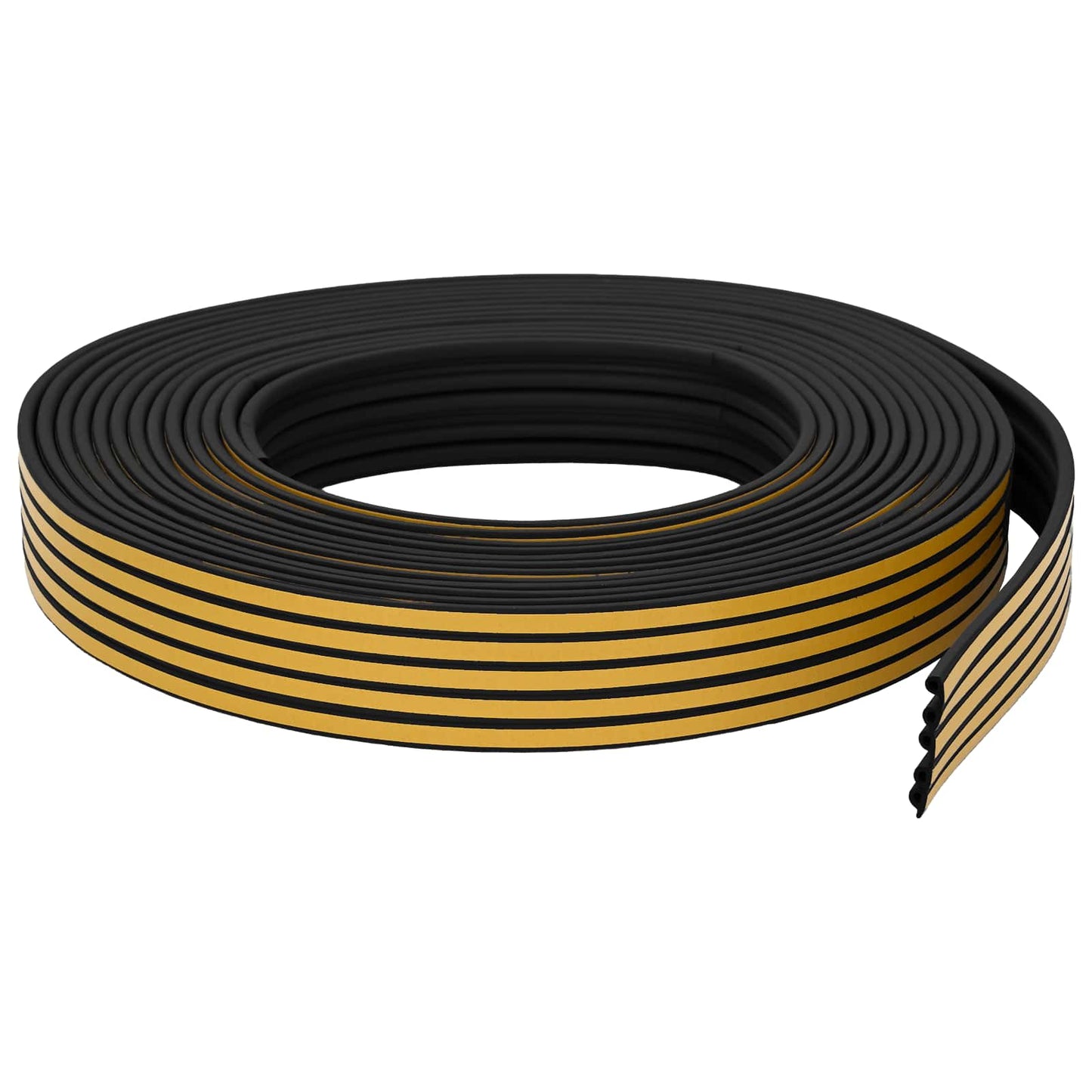 Self-Adhesive Window Seal Black 9 x 6 mm 50 m EPDM Foam