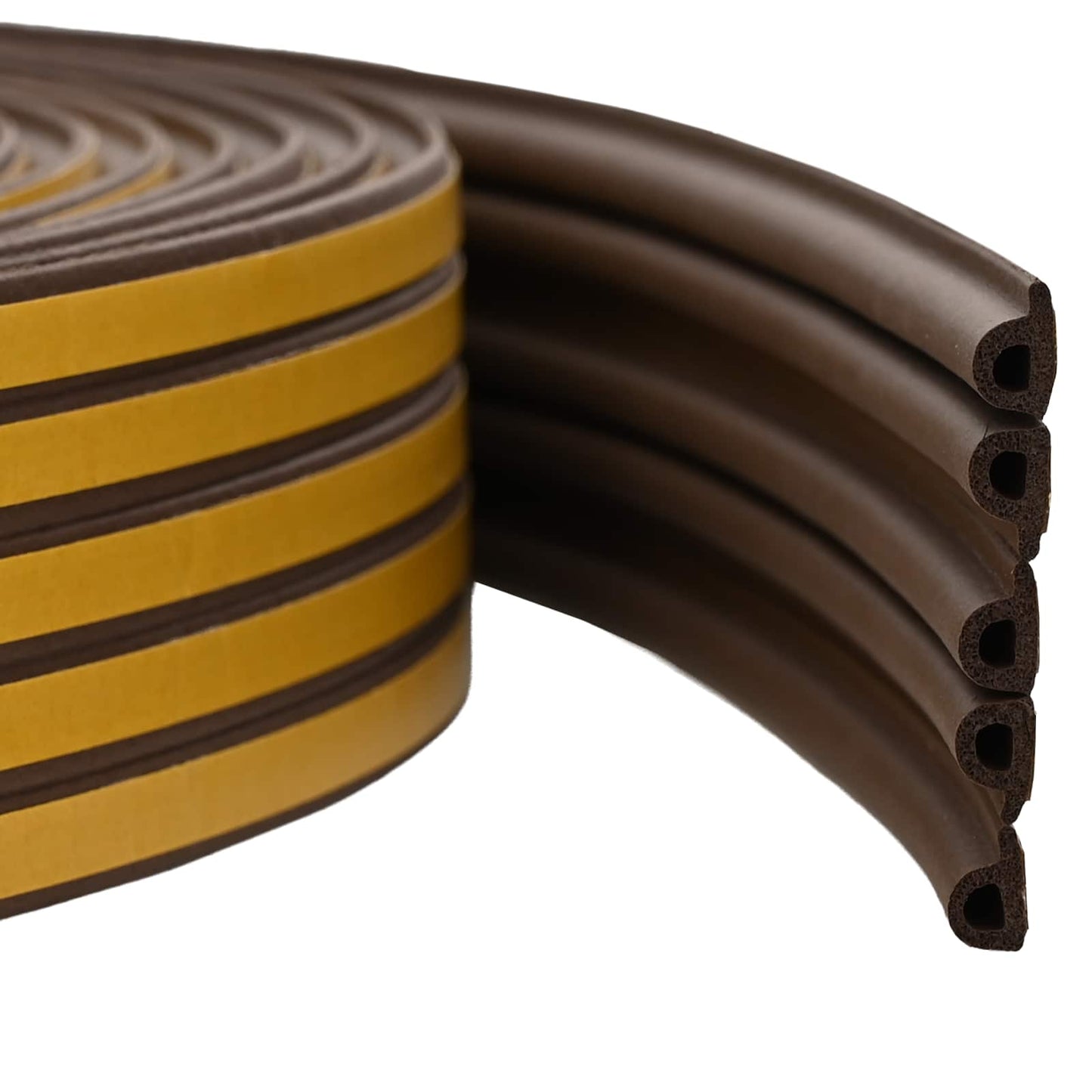 Self-Adhesive Window Seal Brown 9 x 6 mm 50 m EPDM Foam