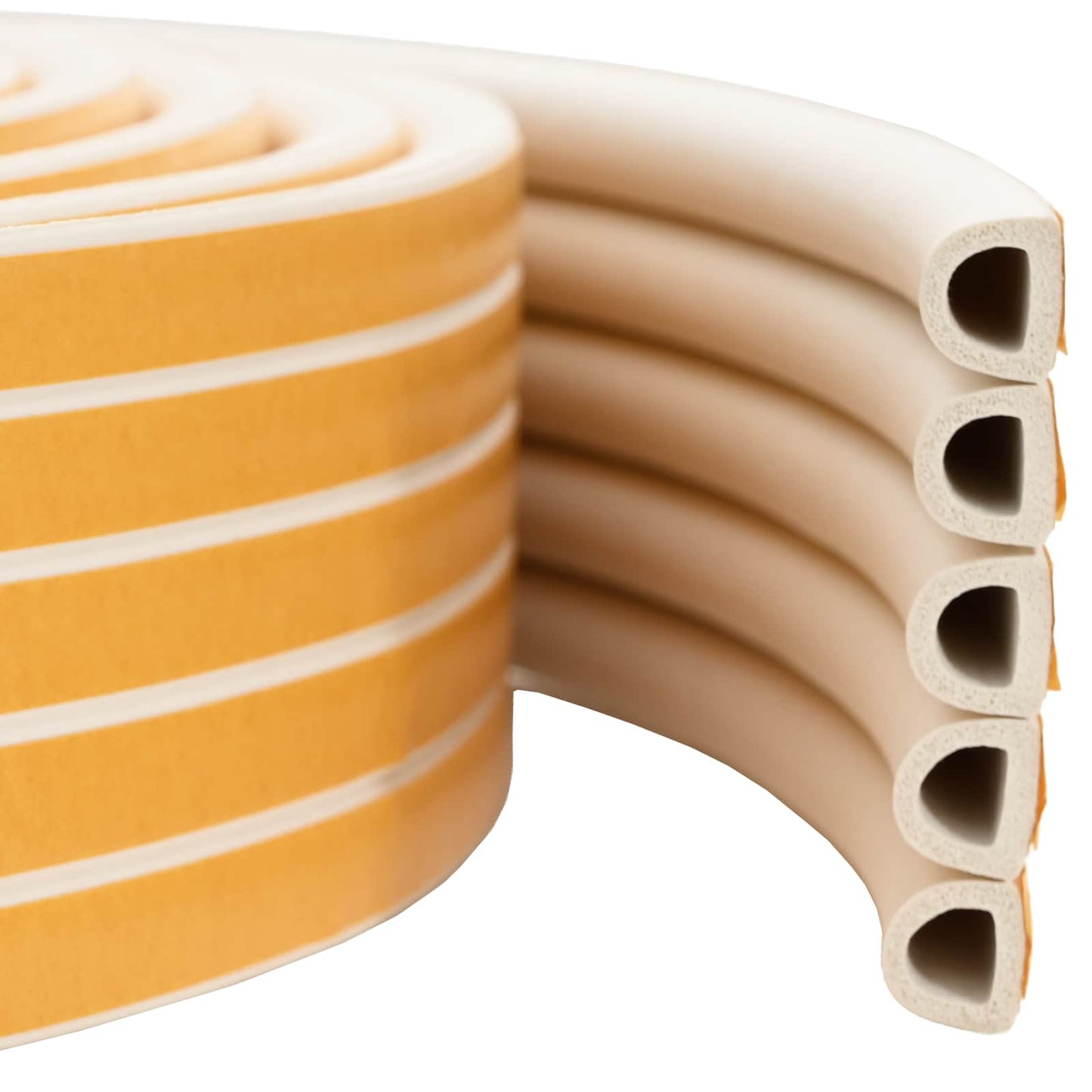 Self-Adhesive Window Seal White 12 x 10 mm 25 m EPDM Foam