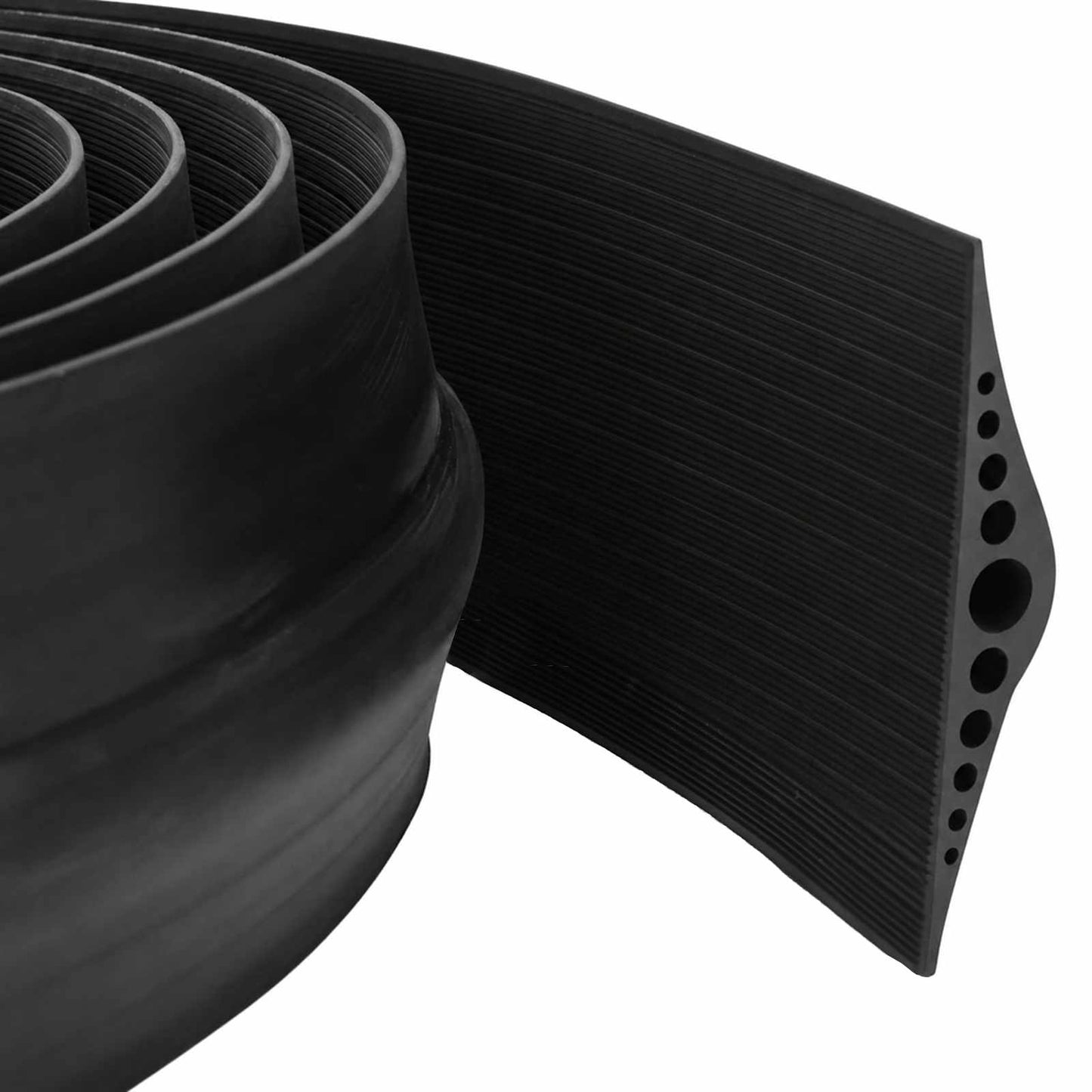Garage Floor Seal Black 155 x 28 mm 10 m EPDM Rubber