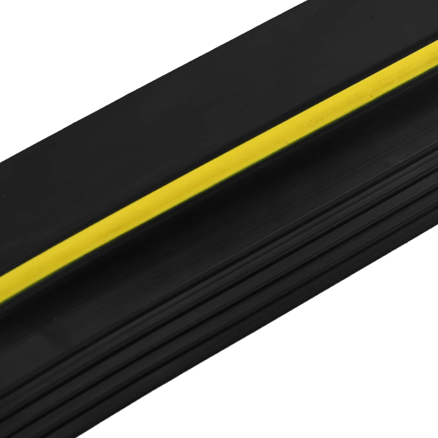 Garage Floor Seal Black and Yellow 12 x 90 mm 3.5 m PVC