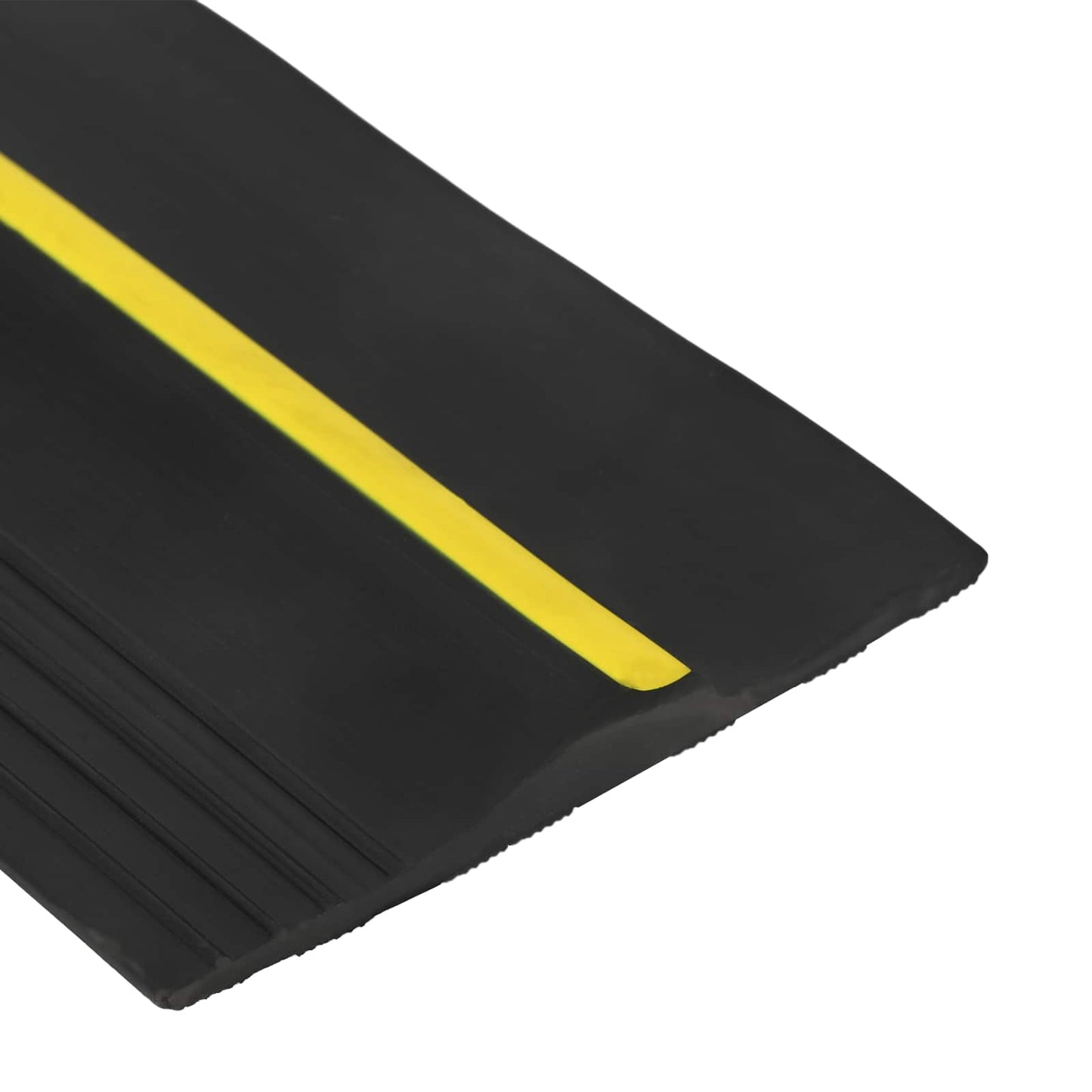 Garage Floor Seal Black and Yellow 12 x 90 mm 3.5 m PVC