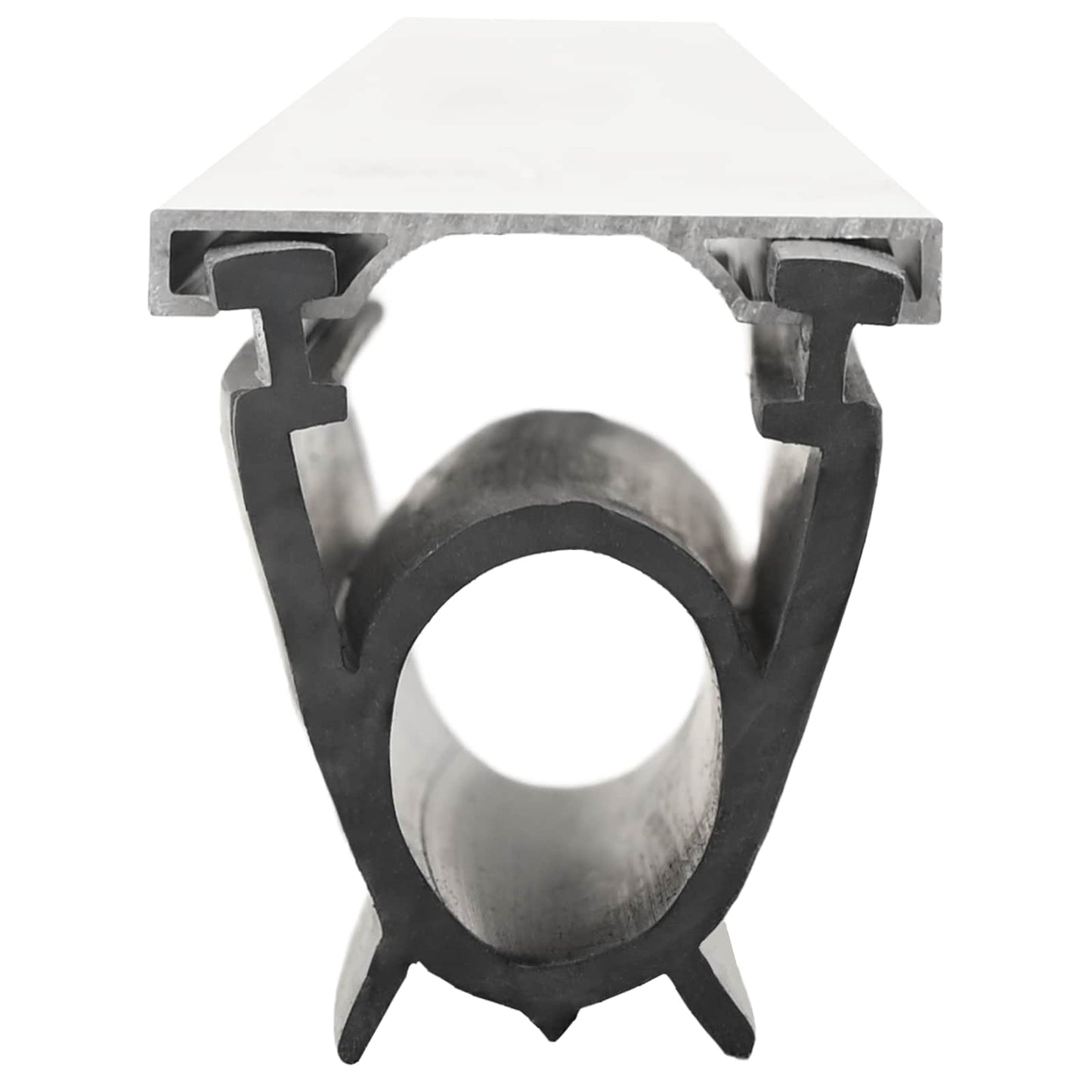 Garage Door Seal Black 41 x 33 mm 6 m PVC