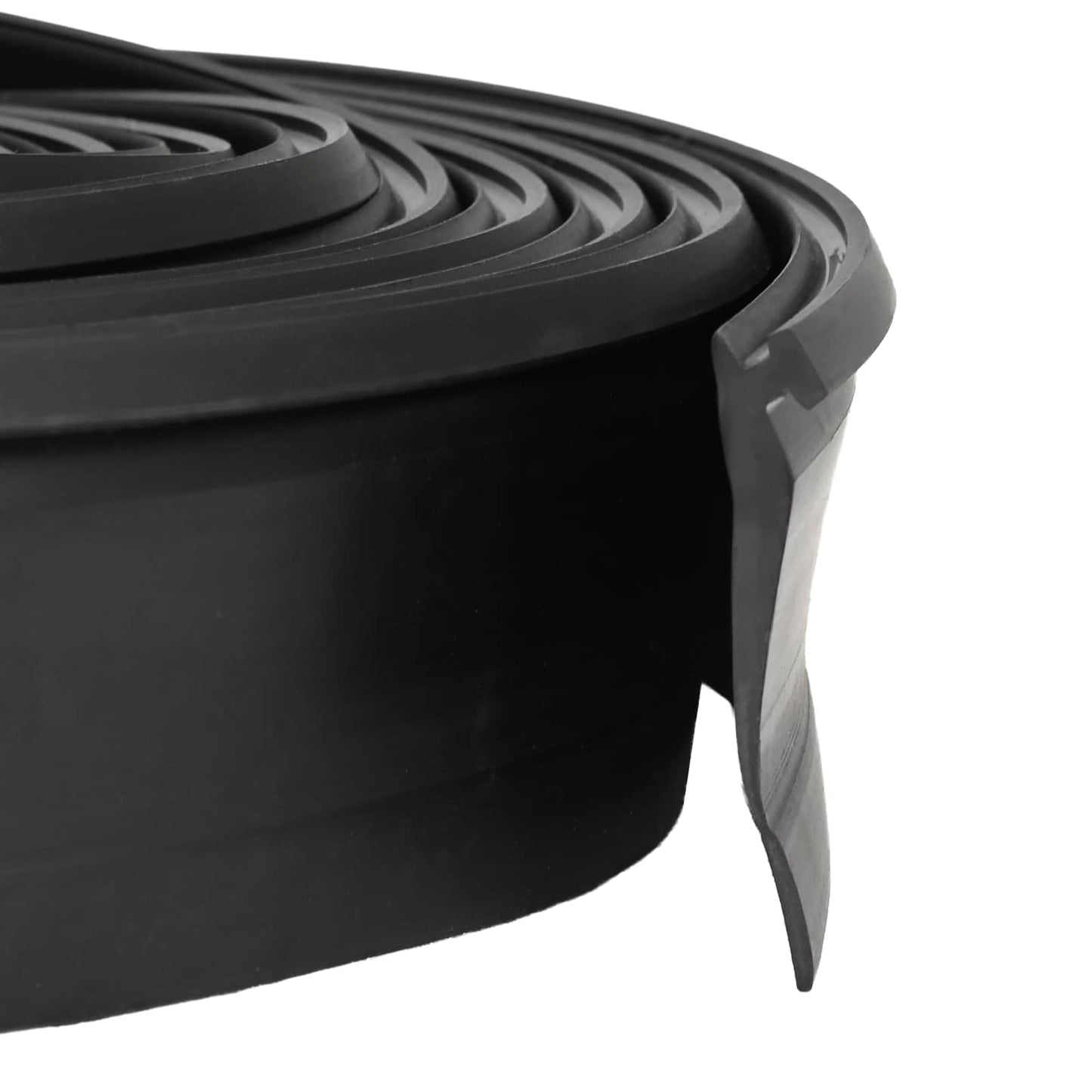 Garage Door Seal Black 52 x 2 mm 4 m PVC