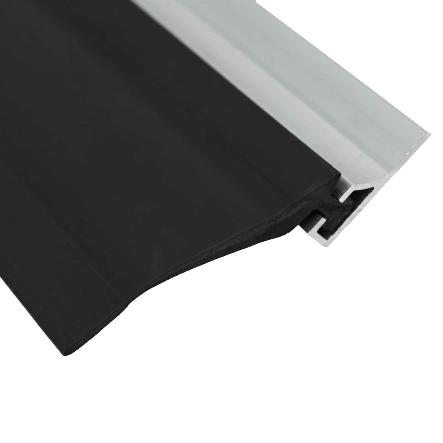 Garage Door Seal Black 52 x 2 mm 5 m PVC