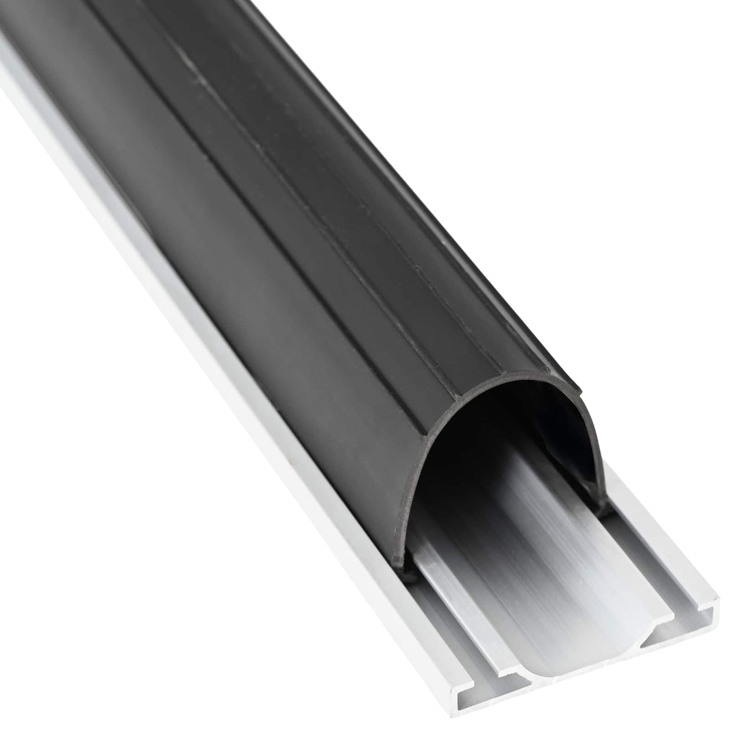 Garage Door Seal Black 70 x 6 mm 5.5 m PVC