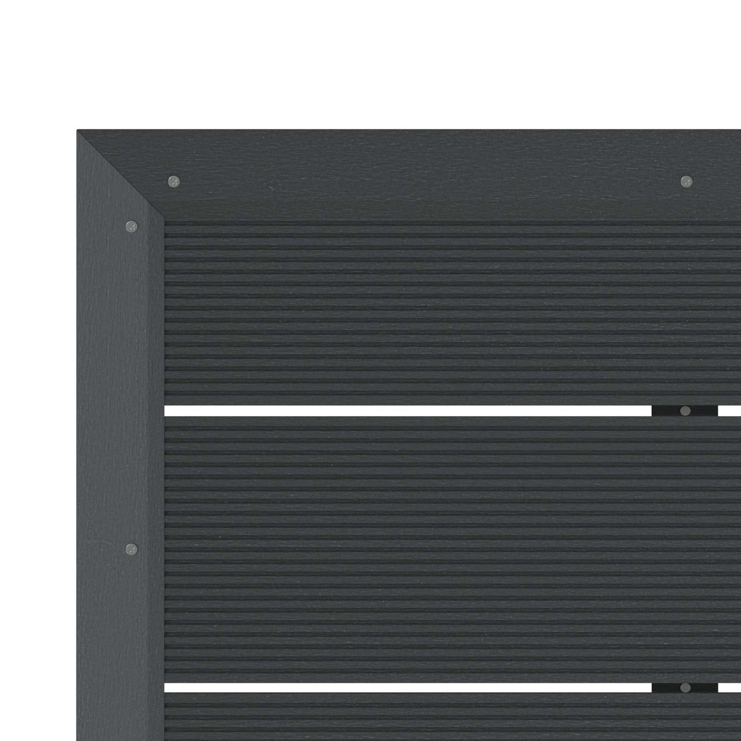 Shower Base Plate Black 101 x 63 x 5.5 cm WPC