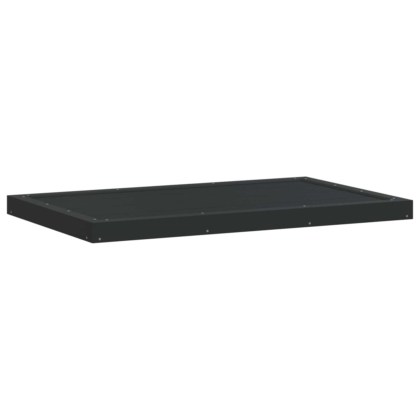 Shower Base Plate Black 101 x 63 x 5.5 cm WPC