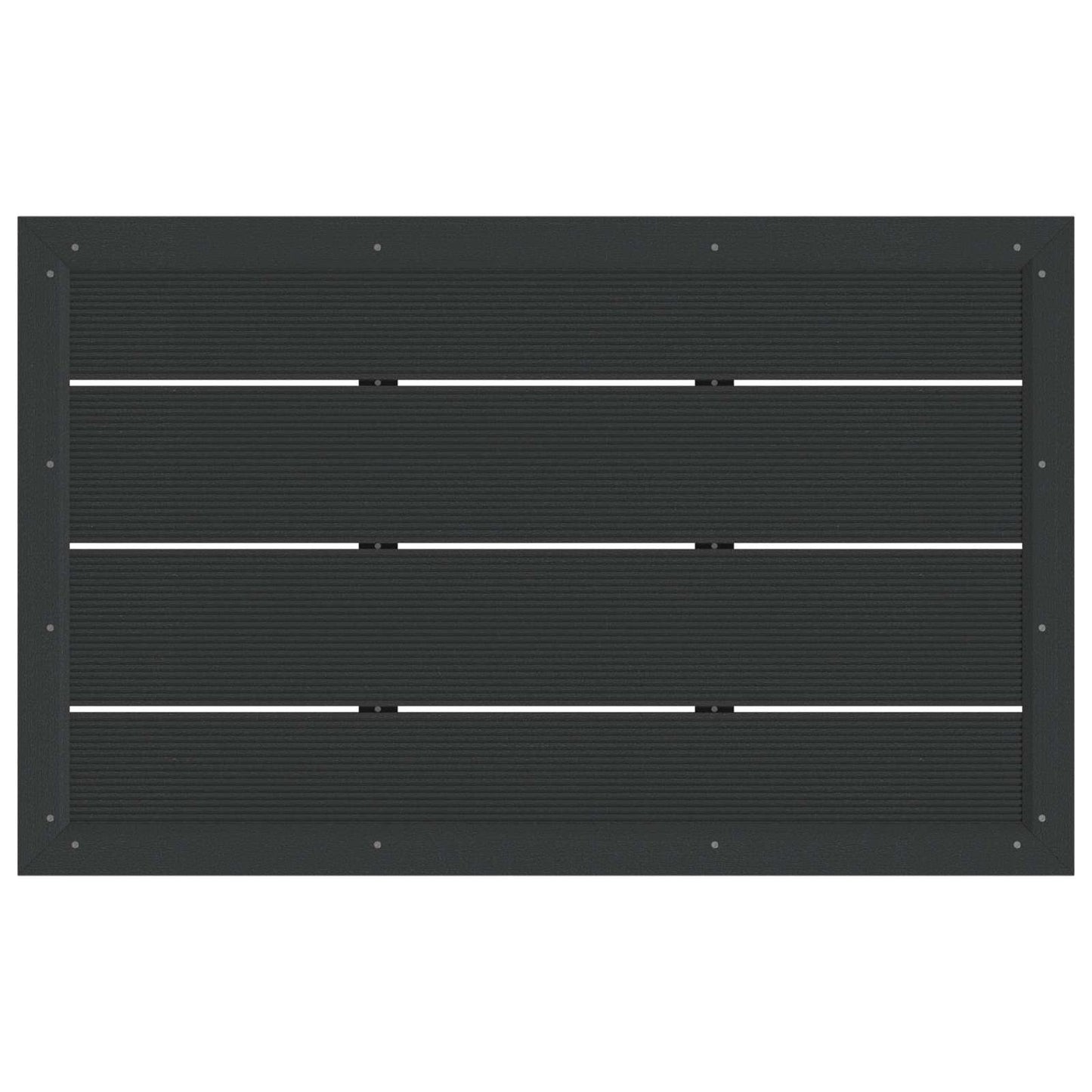 Shower Base Plate Black 101 x 63 x 5.5 cm WPC