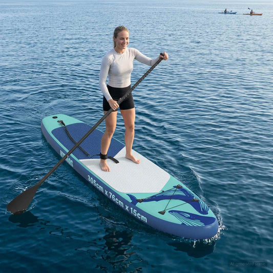 Inflatable Stand Up Paddle Board HYDROS 305 x 76 x 15 cm for