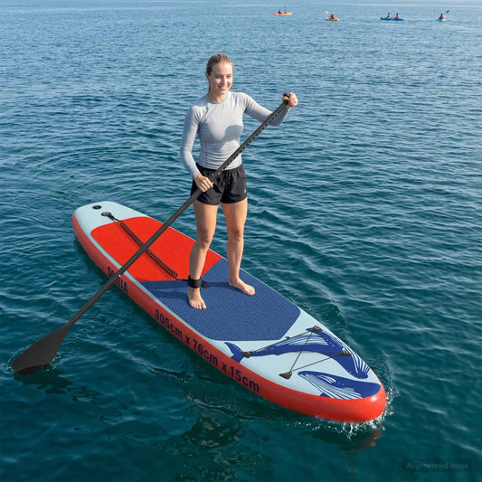 Inflatable Stand Up Paddle Board SCYLLA 305 x 76 x 15 cm Blue