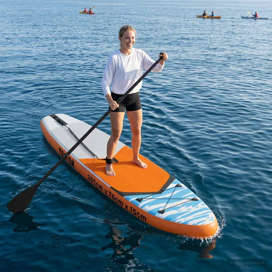 Inflatable Stand Up Paddle Board TRITON 305 x 76 x 15 cm Blue