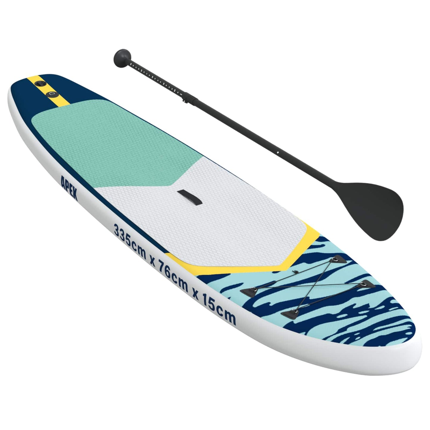 Inflatable Stand Up Paddle Board APEX 335 x 76 x 15 cm Blue for