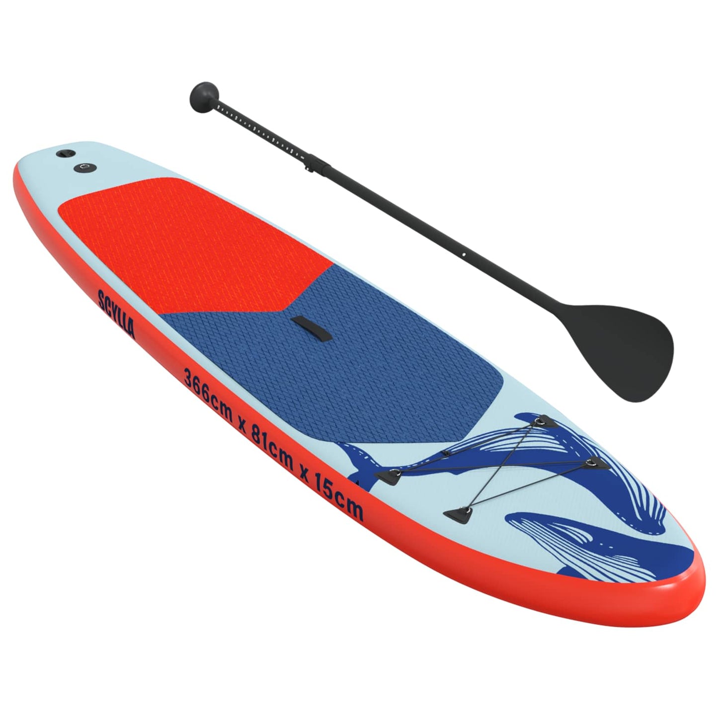 Inflatable Stand Up Paddle Board SCYLLA 366 x 81 x 15 cm Blue