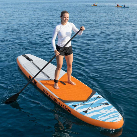 Inflatable Stand Up Paddle Board TRITON 366 x 81 x 15 cm Blue
