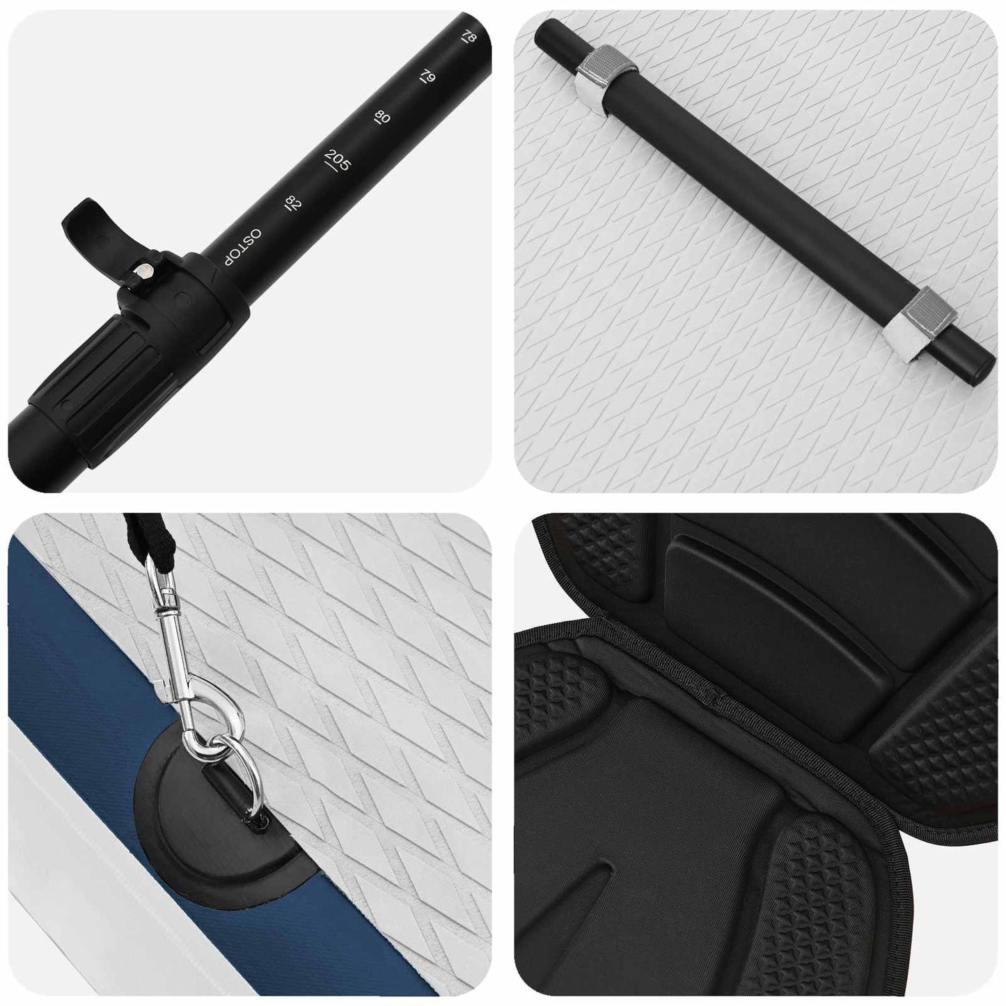 SUP Board with Seat 2-in-1 APEX 335 x 76 x 15 cm Blue for
