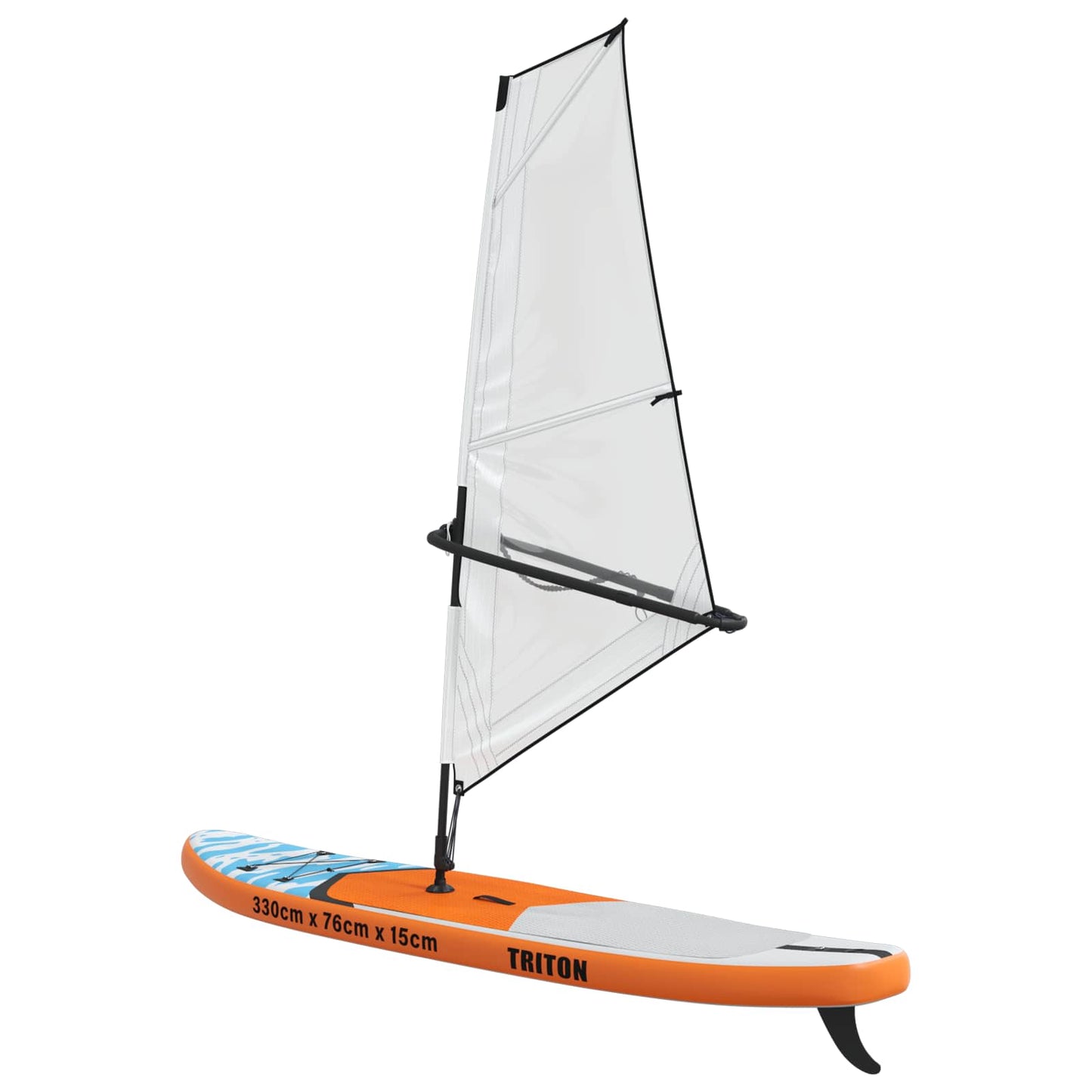 Inflatable SUP Board with Sail TRITON 330 x 76 x 15 cm Blue for