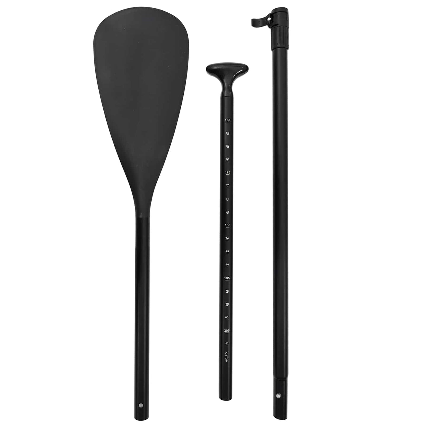 Modern SUP Paddle 203 x 19.5 cm Black