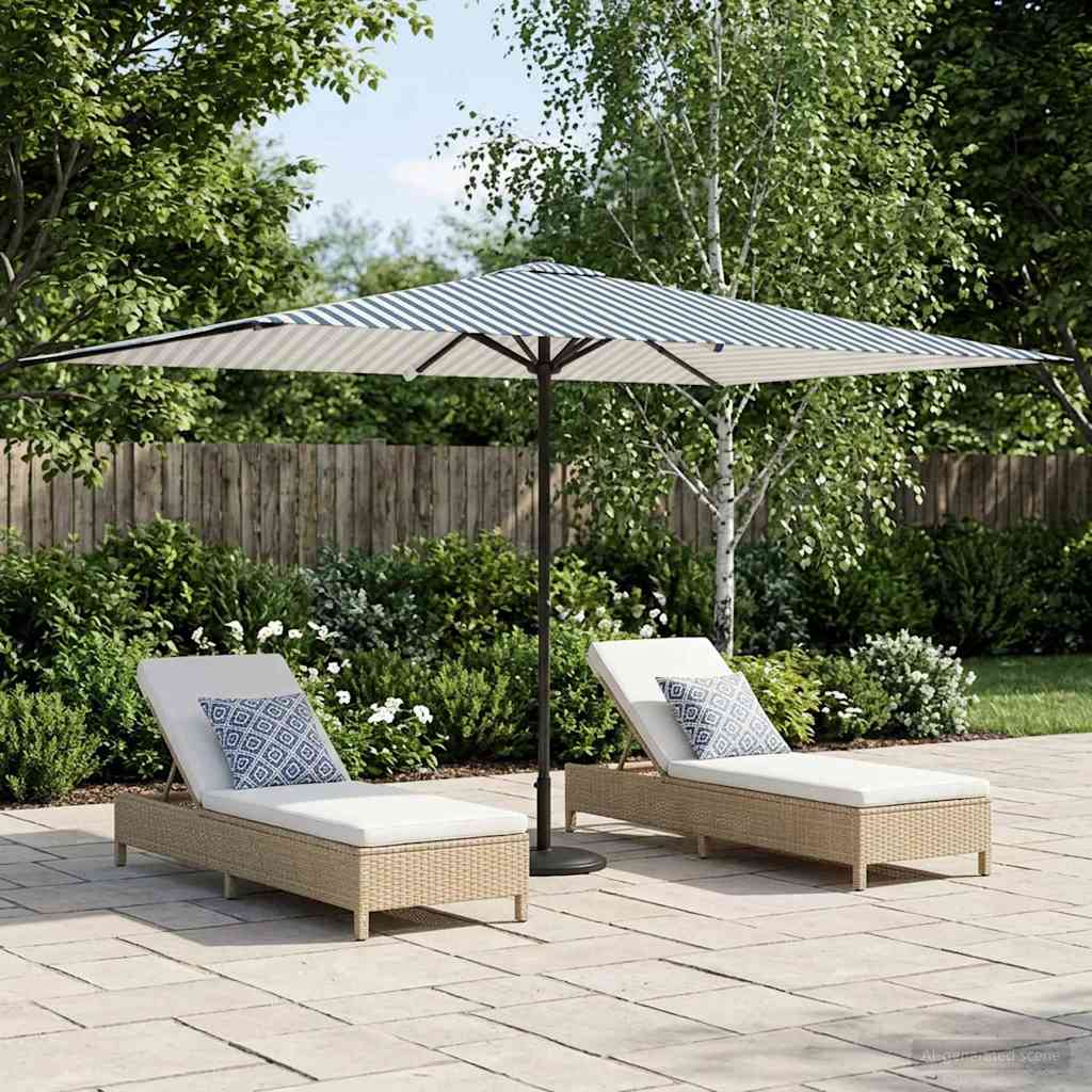 Garden Parasol 200 x 300 cm Polyester Rectangular