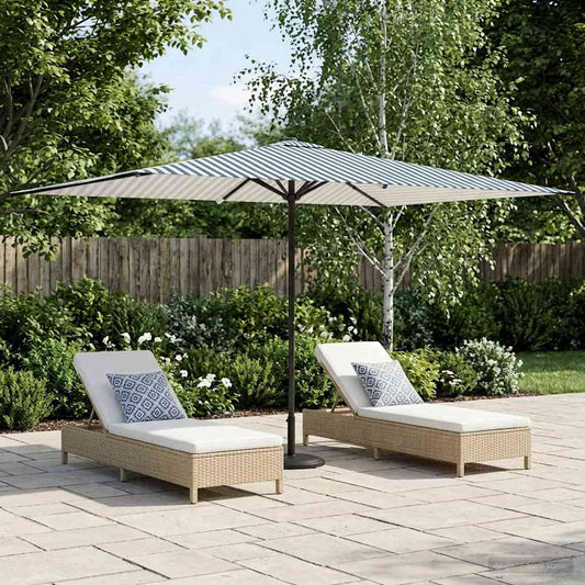 Garden Parasol 200 x 300 cm Polyester Rectangular