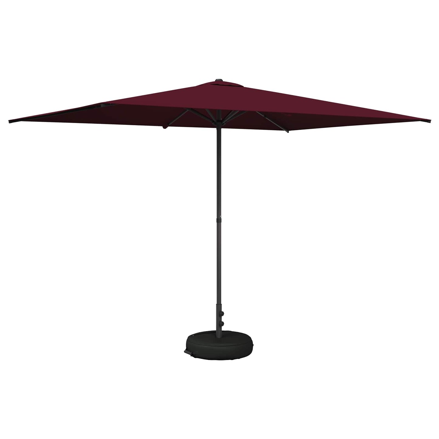 Garden Parasol with Base 200 x 300 cm Polyester Rectangular