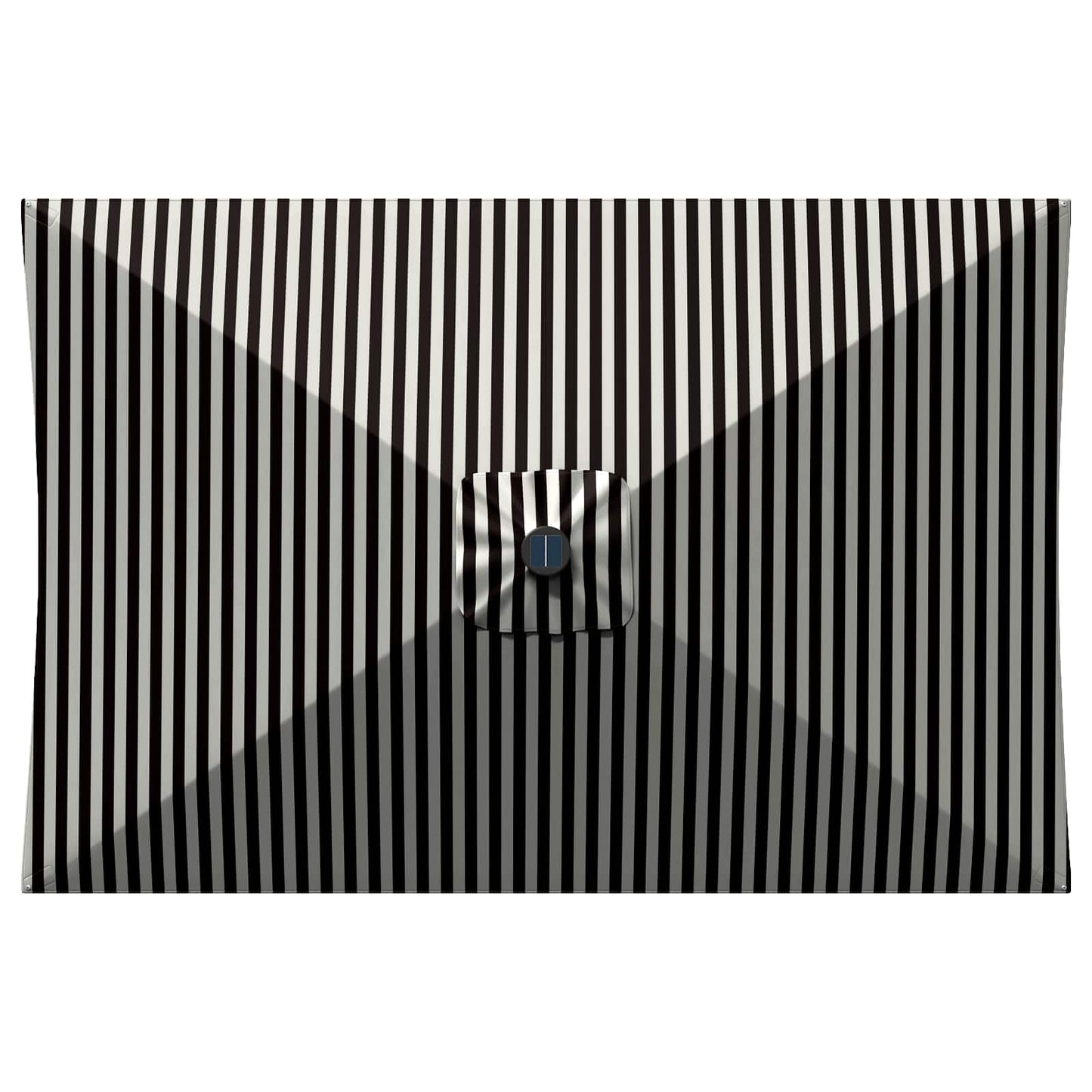 Garden Parasol with LED Lights and Base 200 x 300 cm Polyester