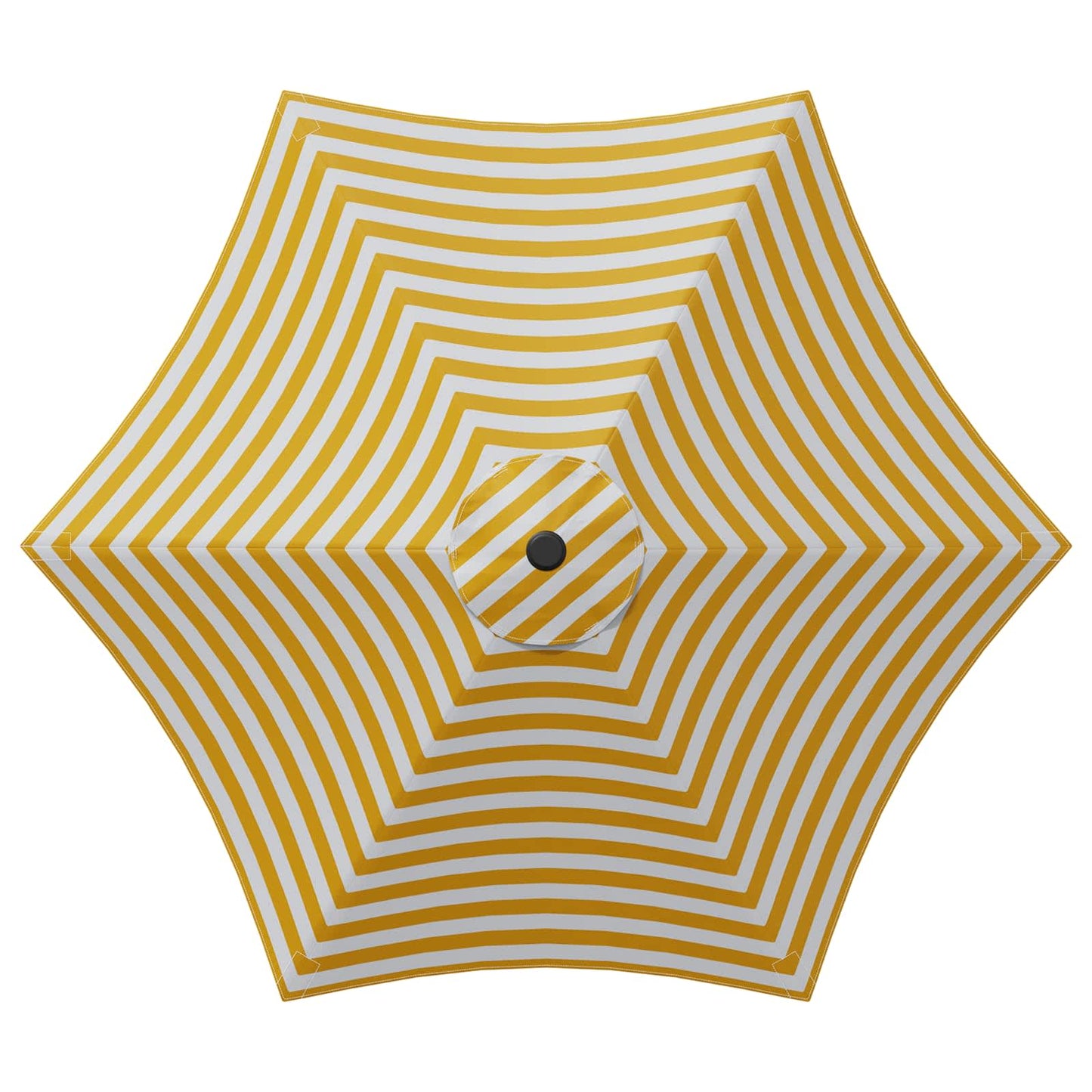 Garden Parasol with LED Lights and Base 230 x 230 cm Polyester
