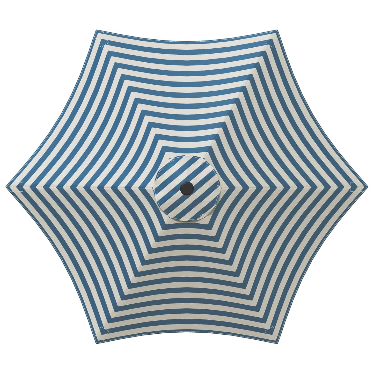Garden Parasol with LED Lights and Base 300 x 300 cm Polyester