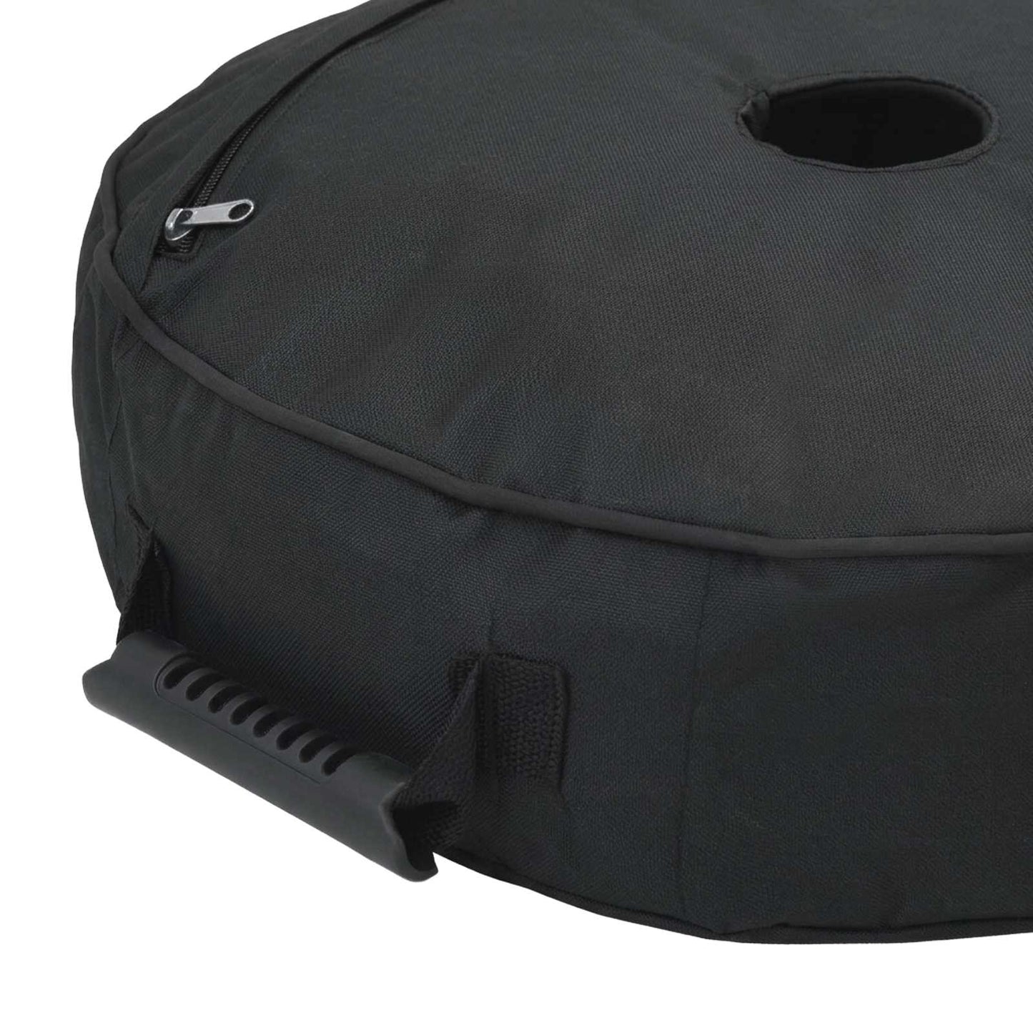Patio Umbrella Base 60 x 60 cm Steel Black