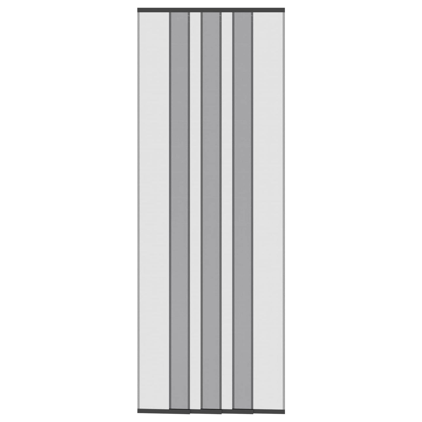 Insect Door Screen with Mesh Curtain Black 80 x 220 cm