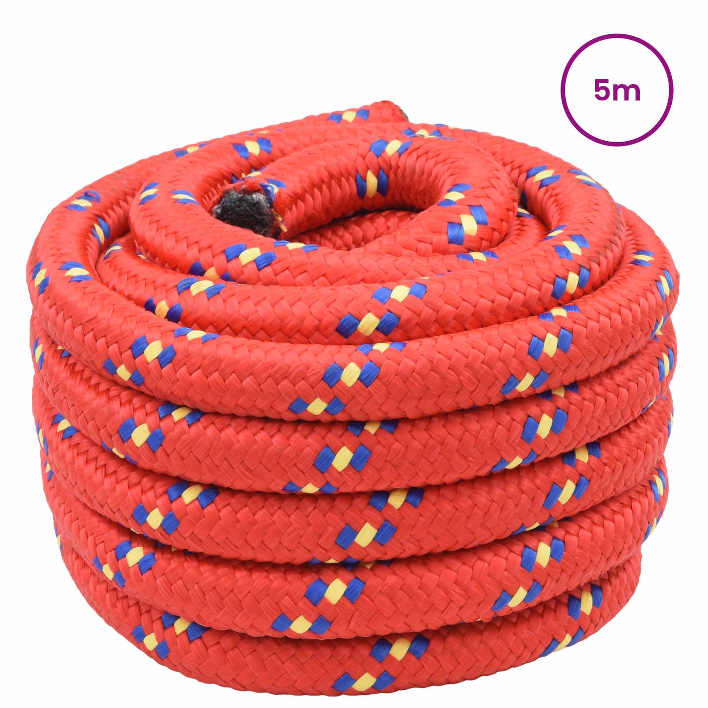 Boat Rope 5 m 3 Red PP