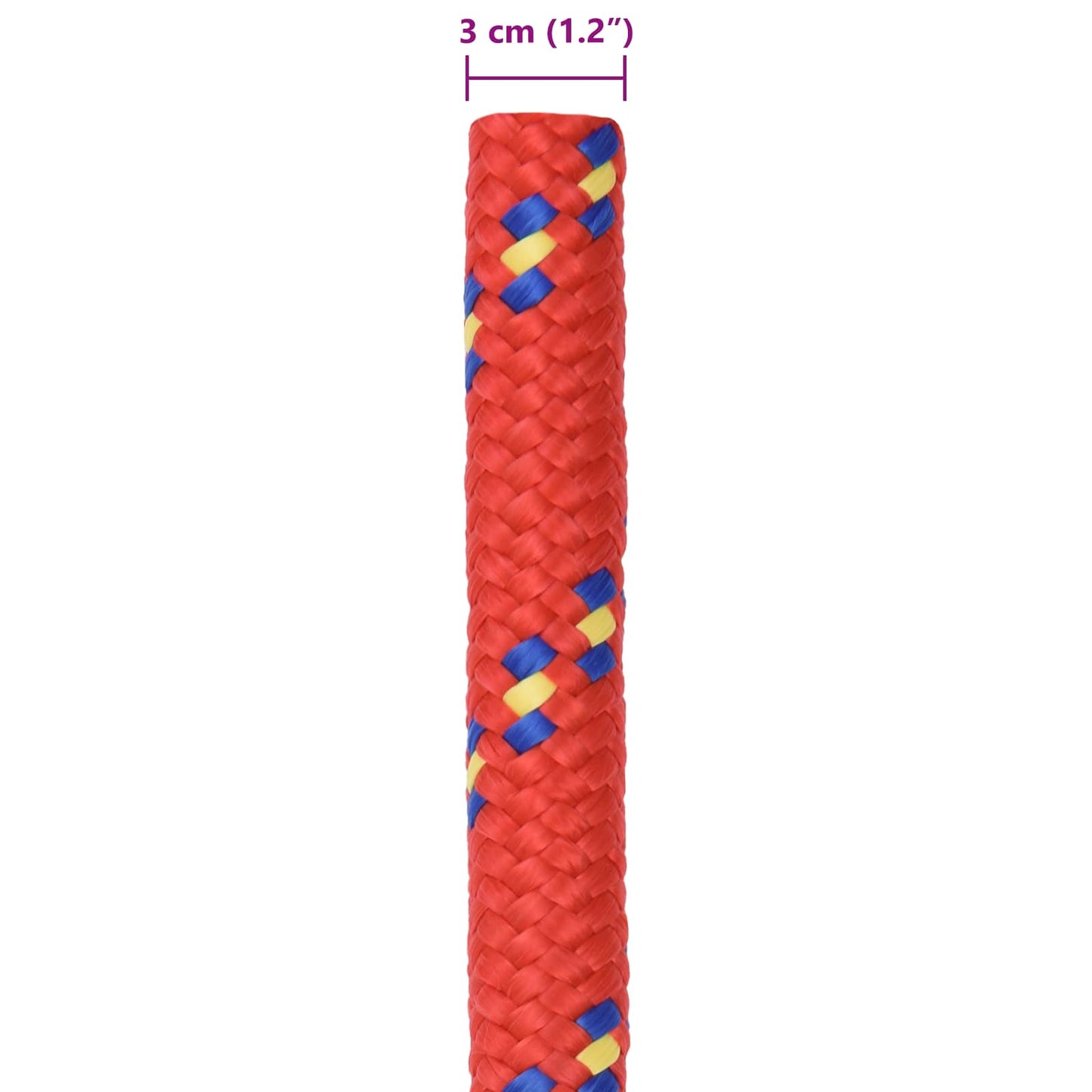 Boat Rope 25 m 3 Red PP