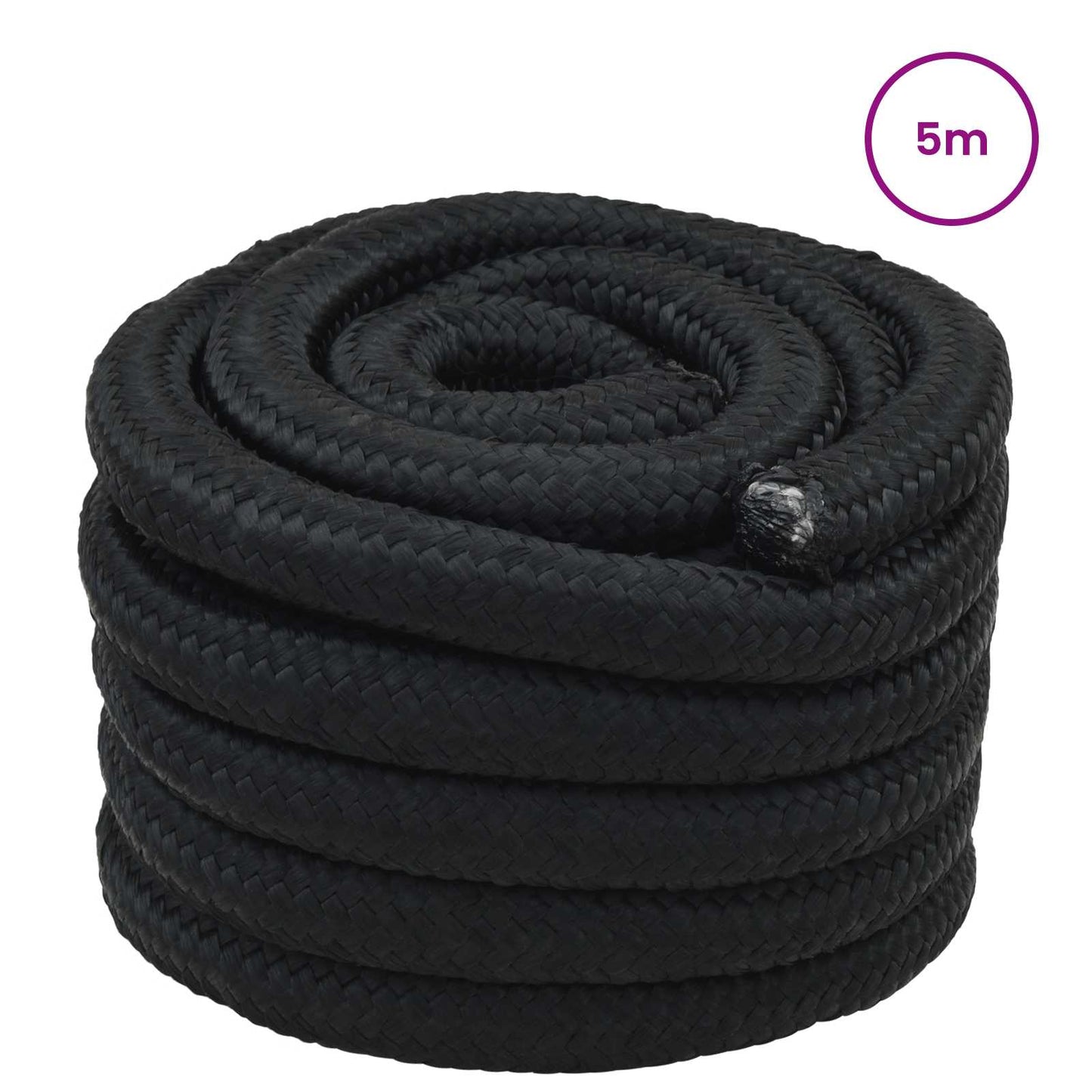 Boat Rope 5 m 3 Black PP
