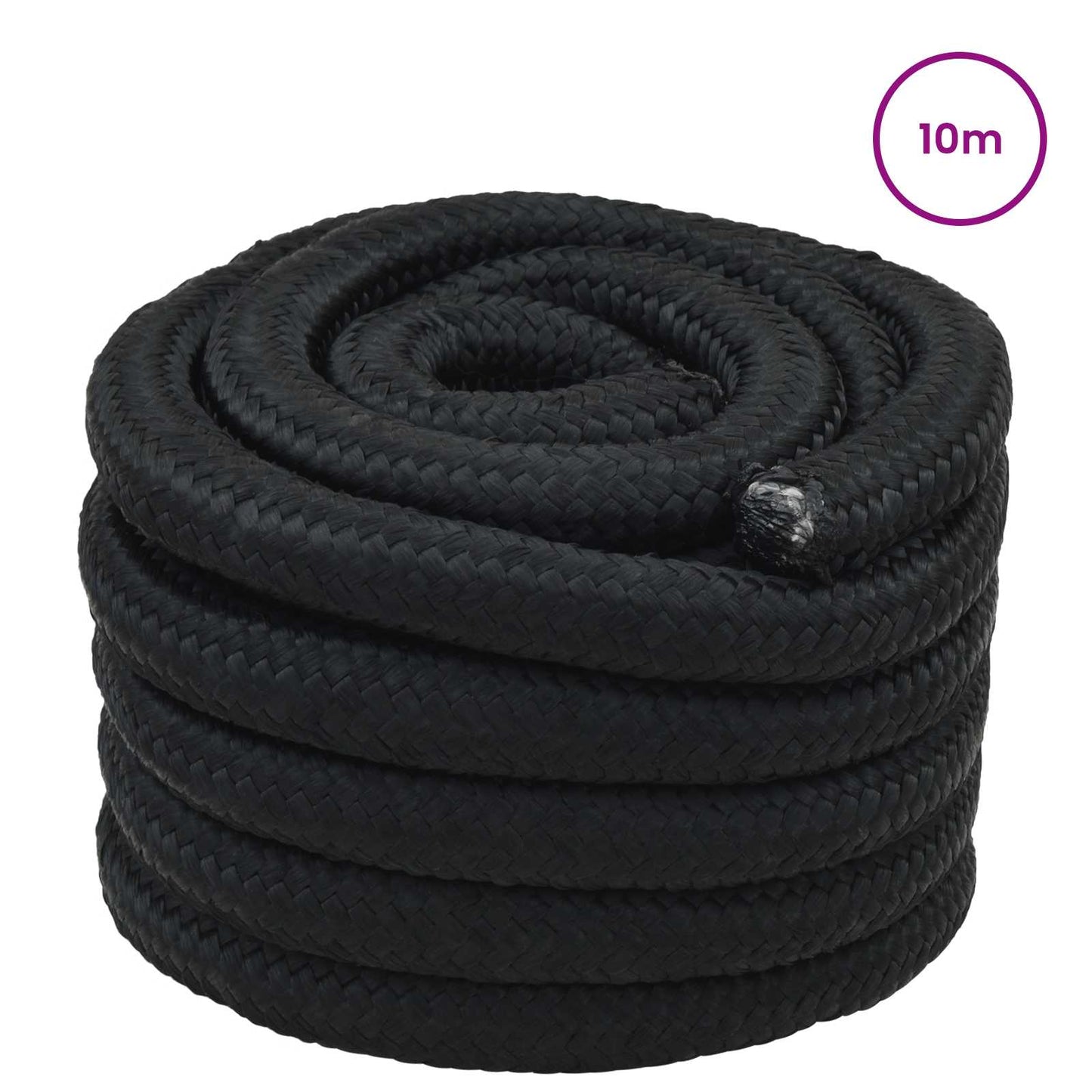 Boat Rope 10 m 3 Black PP